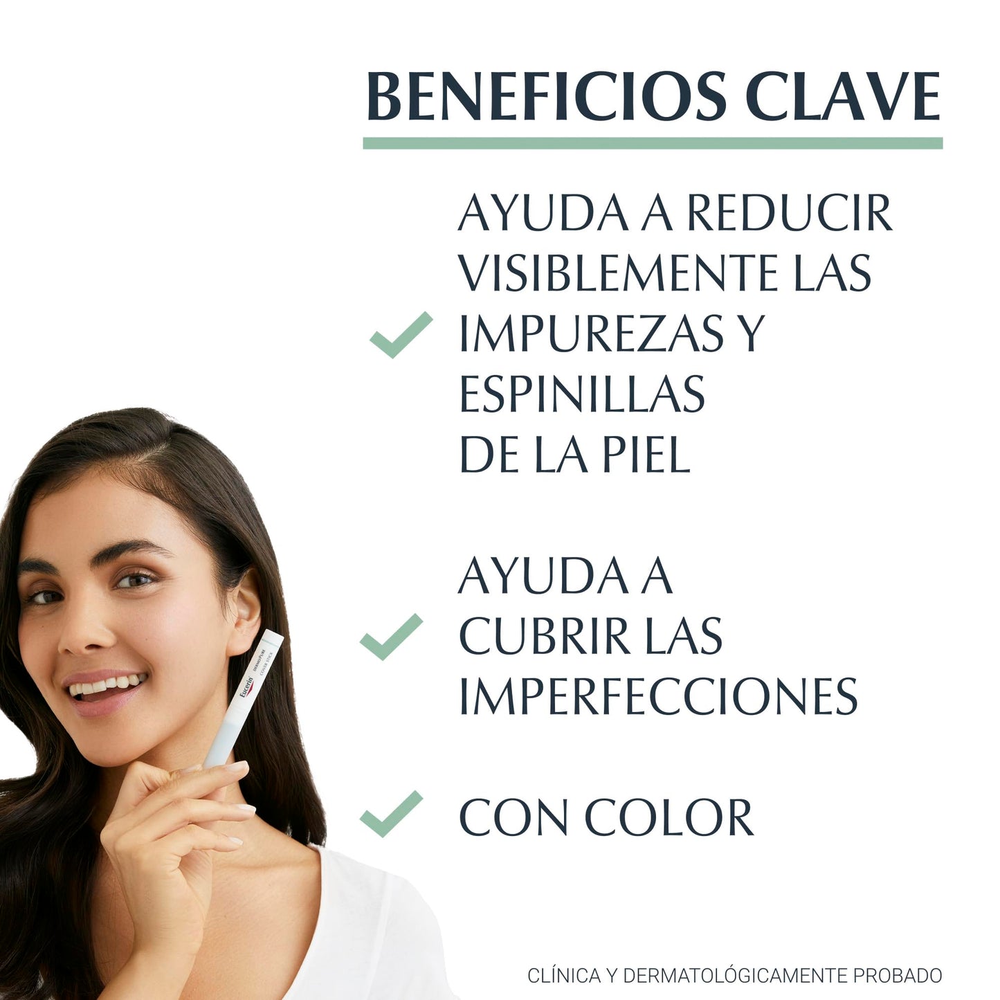Eucerin Lápiz Corrector Imperfecciones para Piel Grasa, 2.5 g