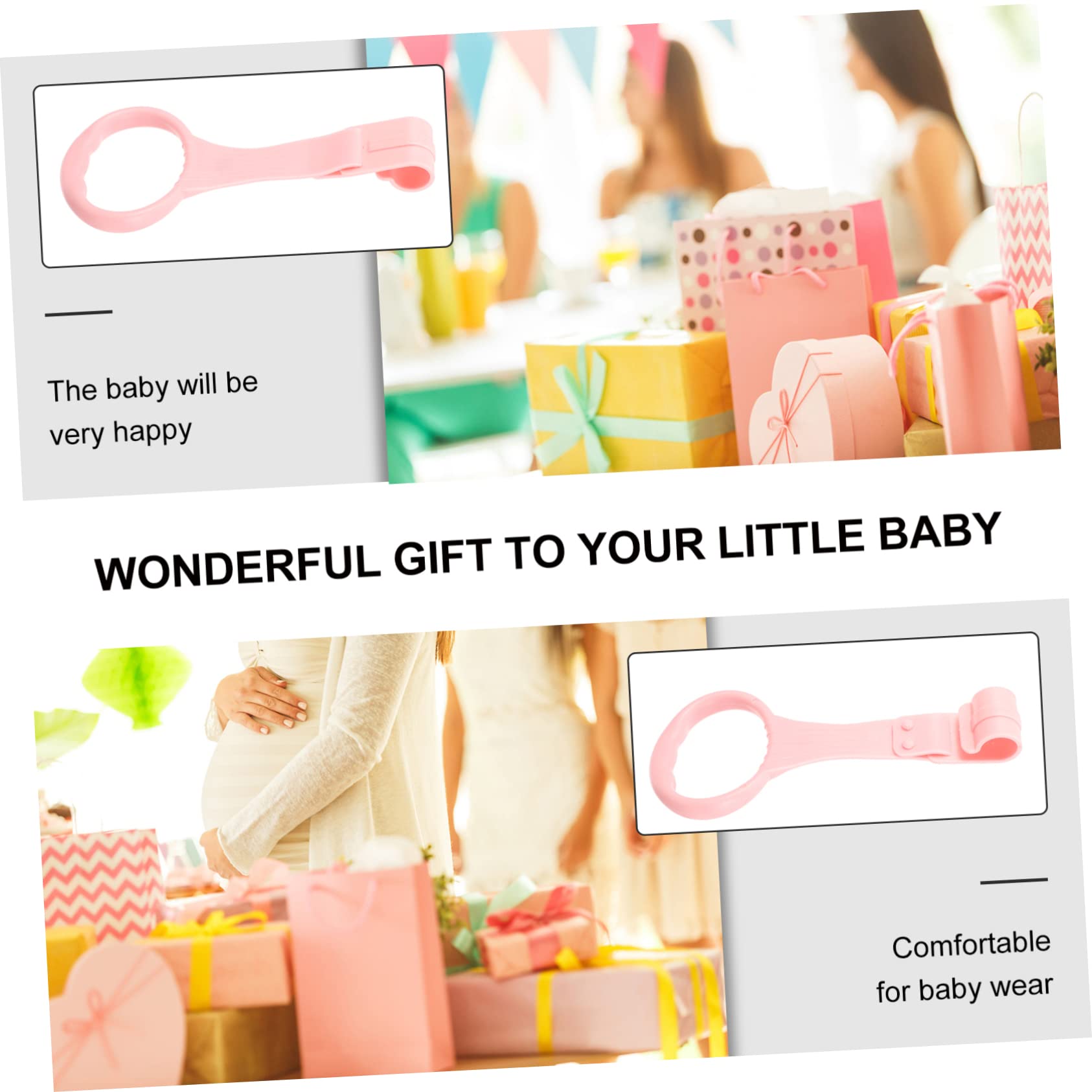 Anillos de Aprendizaje de Pie para Niños Ajustables y Asistentes de Caminata Rojos