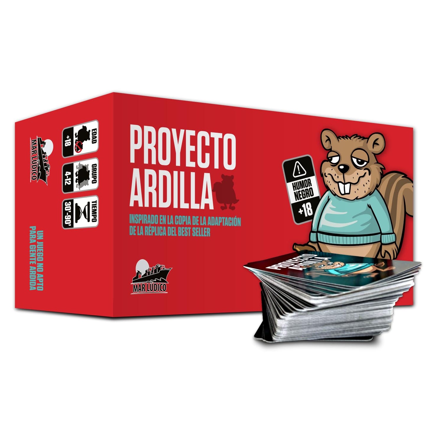 MAR LÚDICO - Juego de Mesa en Español | Juego de Mesa para Adultos | Juego para Fiestas | Versión Mexicana - Proyecto Ardilla