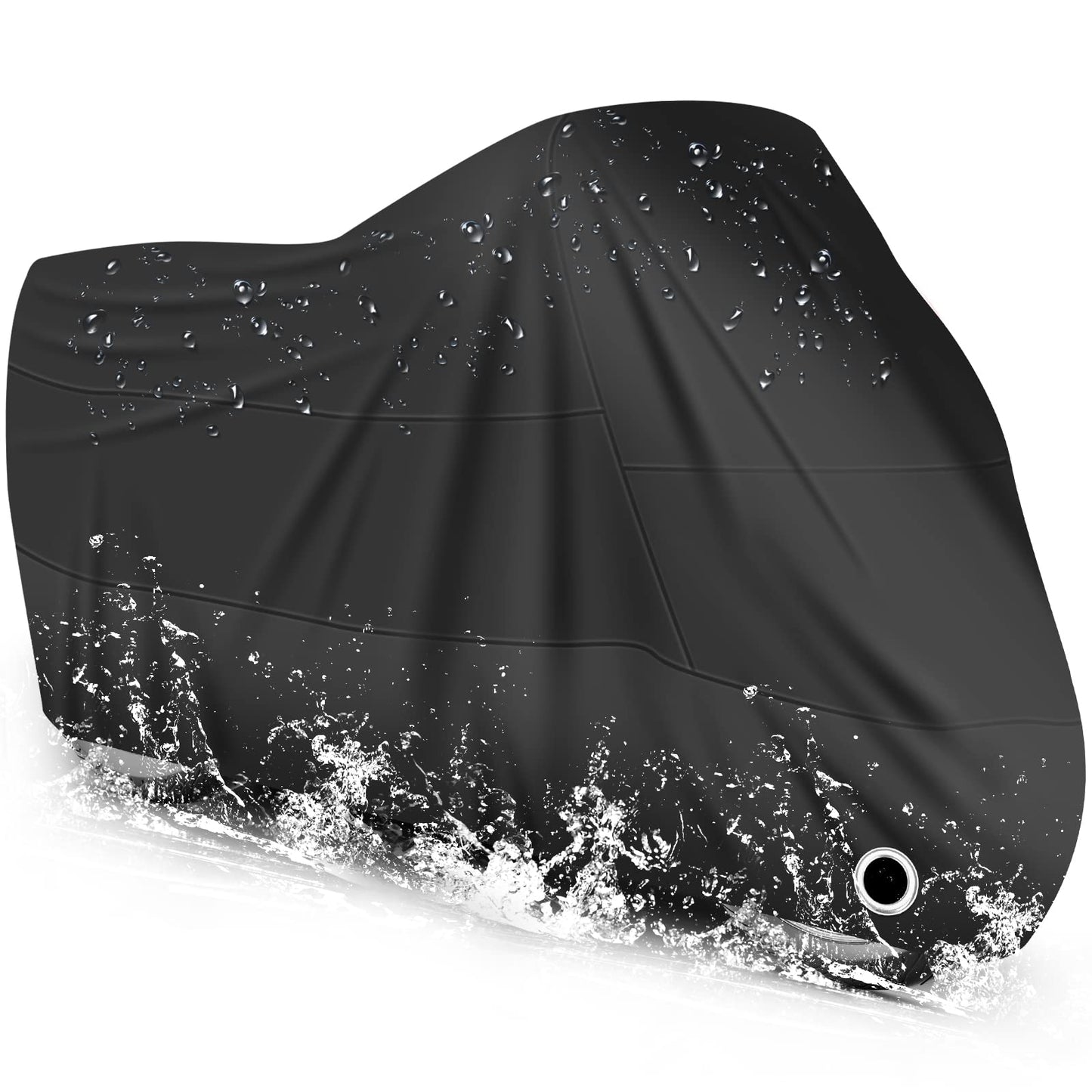 LIHAO Funda Moto 190T Cubierta Impermeable de Motos Funda Protectora Moto Resistente al Agua Polvo Viento y Anti-UV