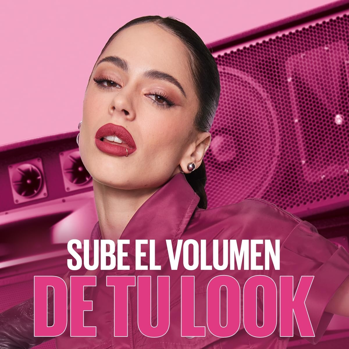 Maybelline Labial líquido matte de larga duración, Superstay Matte Ink Pink Edition tono Pink Pathfinder 5, 5g