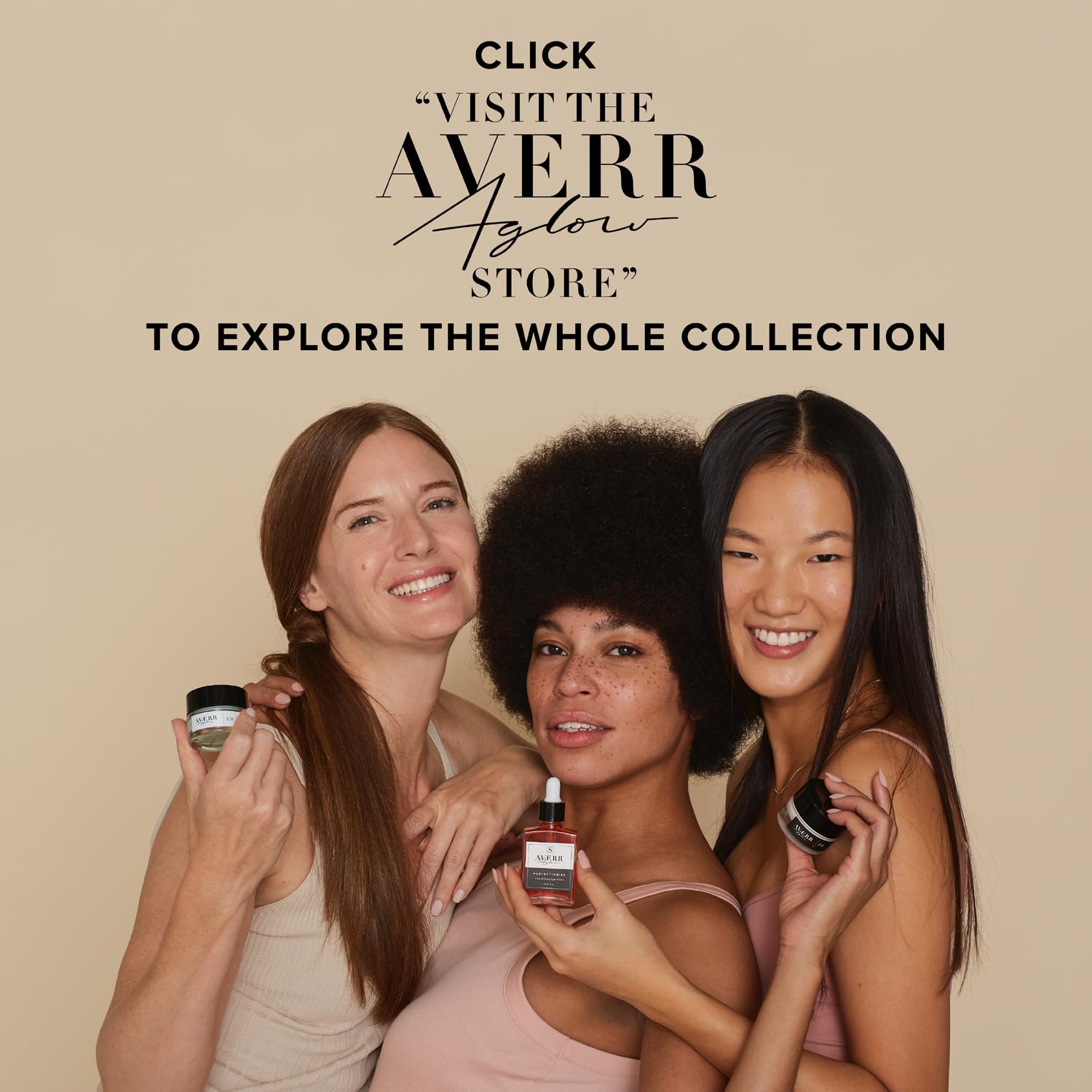 Averr Aglow Clear Skin Kit, Acne Treatment Kit, Face Skin Care, Breakouts Black Spot Remover, Natural Solution 4PC, Control Blemishes & Redness, All Natural Face Care Solution Set