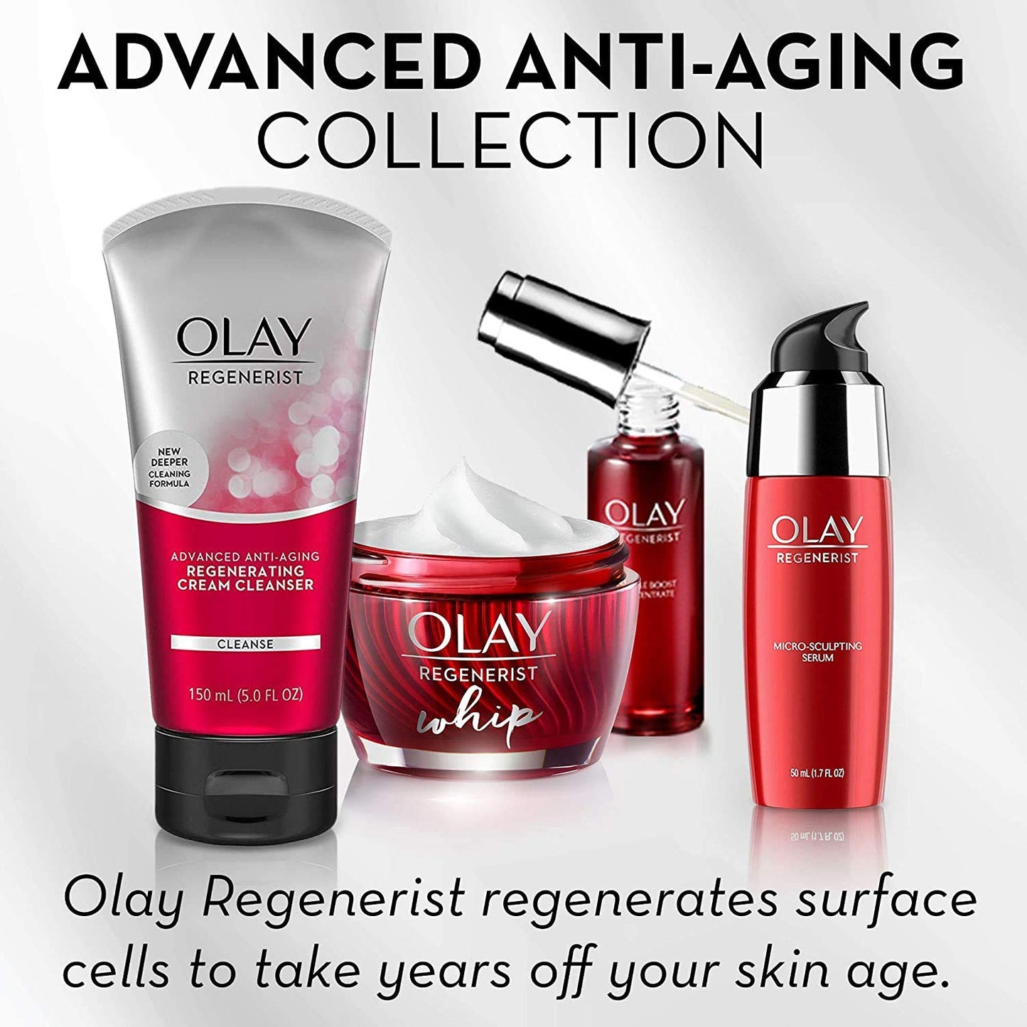 Face Moisturizer by Olay Regenerist Micro-sculpting Cream Face Moisturizer With SPF 30, Travel Size, 0.5 Fluid Ounce