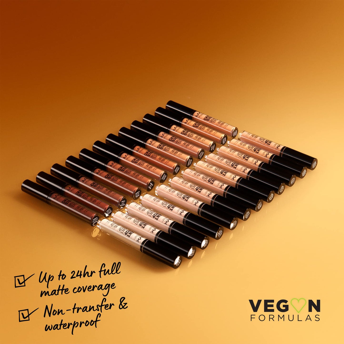 Nyx Professional Makeup Can't Stop Won't Stop Contour Concealer, Vanilla, 0.11 Ounce