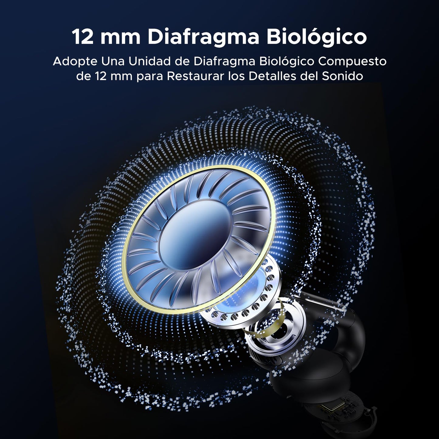 Audífonos Inalámbricos UGREEN Bluetooth 5.4 Oído Abierto con Reducción de Ruido IA y Sonido 3D