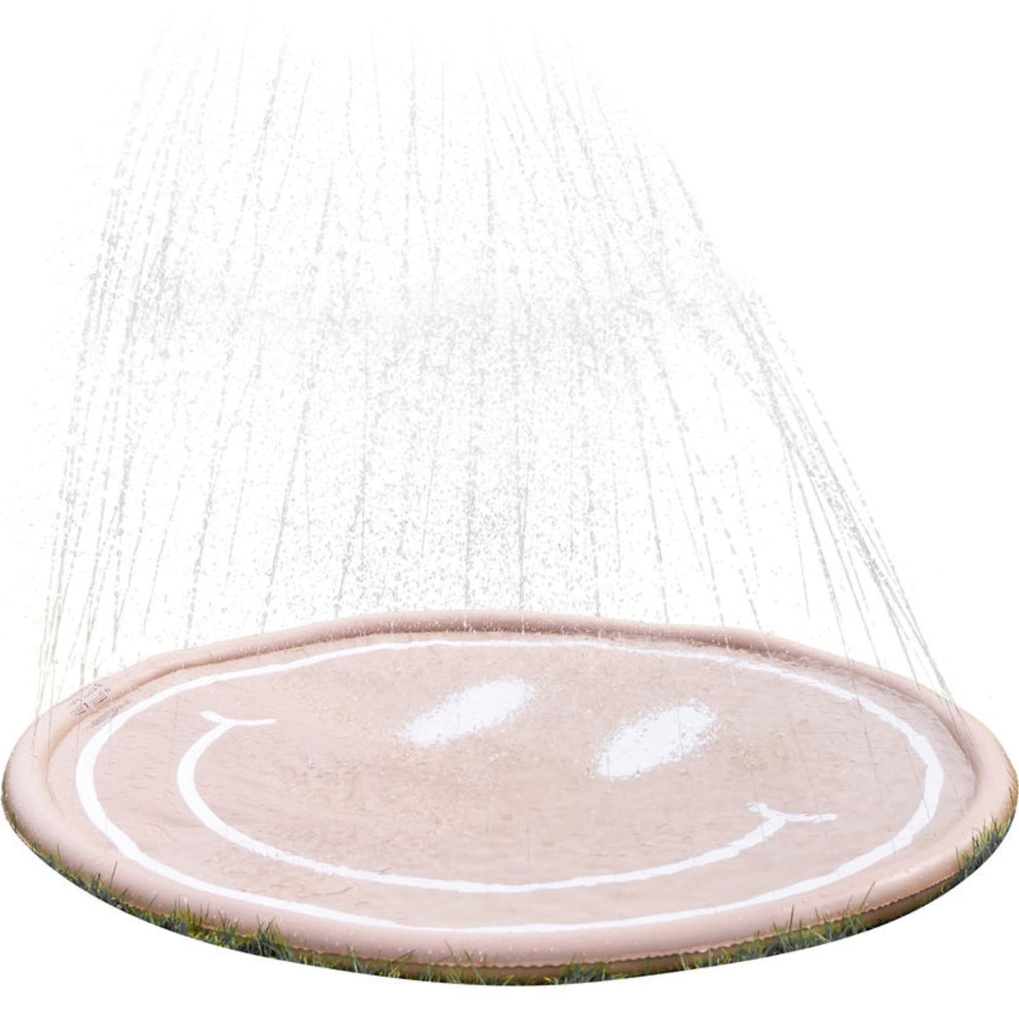 Bouncee Splash Pad Rociador para niños – Mini piscina exterior de 68 pulgadas para bebés y niños pequeños – Almohadilla para salpicaduras para niños de 4 a 8 años – Juguetes inflables al aire última