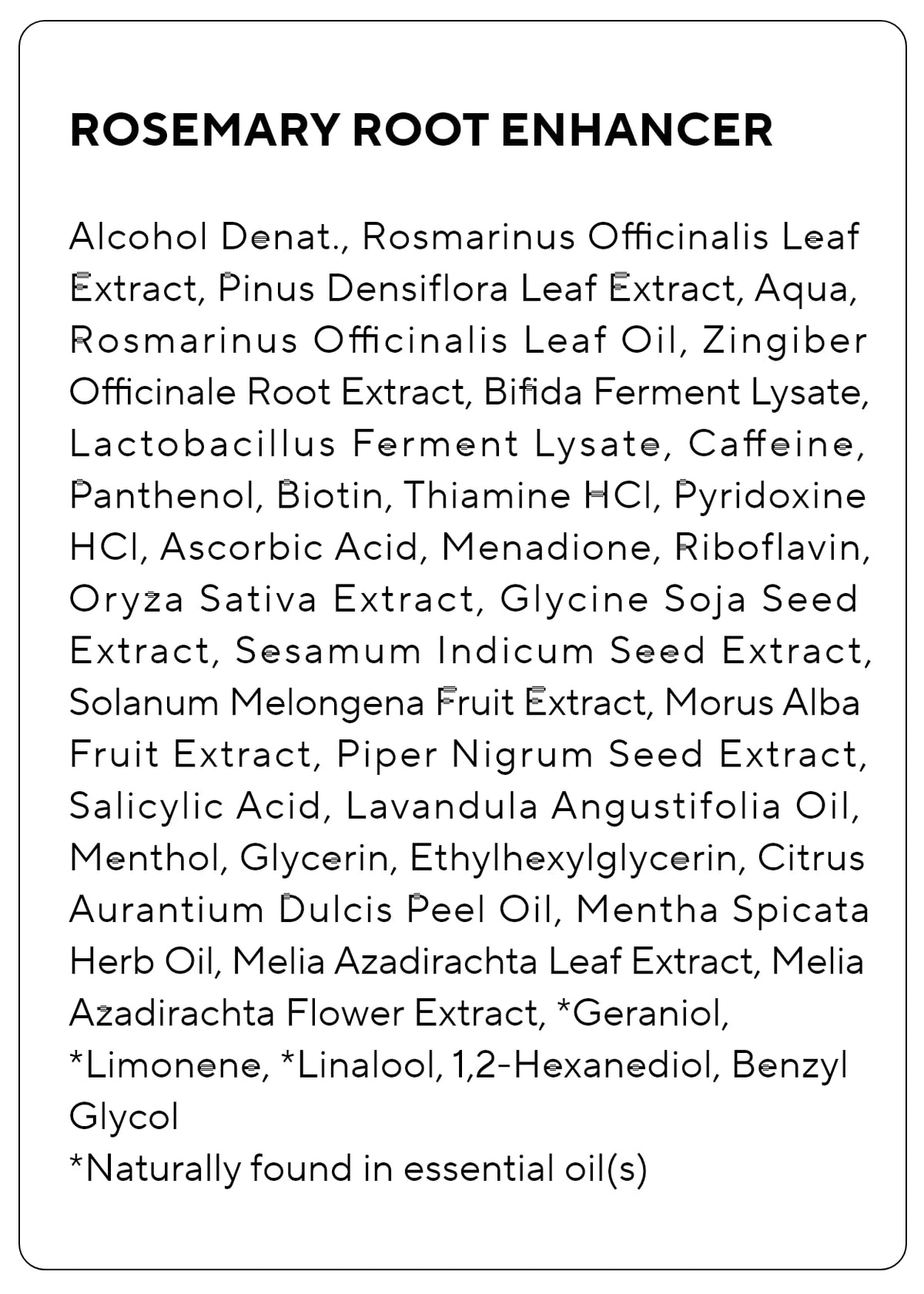 AROMATICA - Spray capilar de romero para raíces con extractos botánicos 100 ml