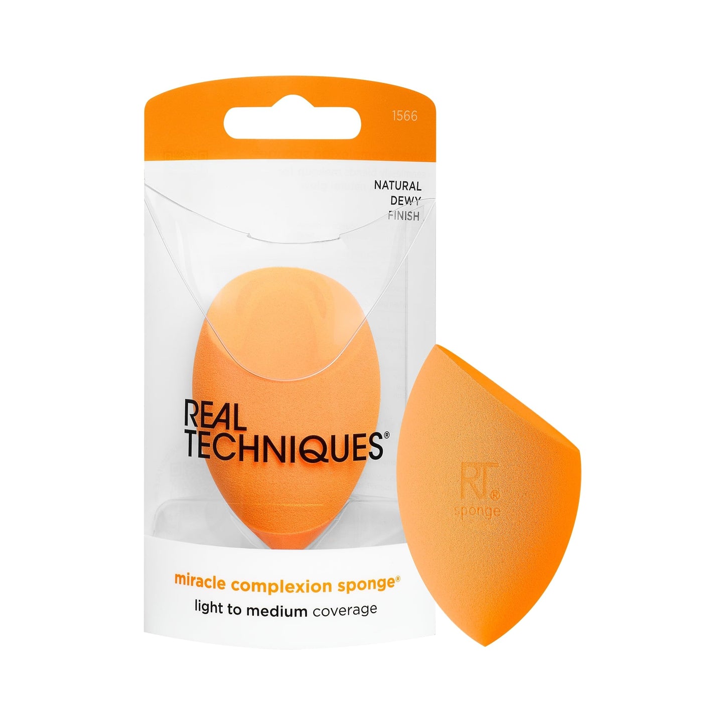 Real Techniques, Esponja Miracle Complexion, Esponja de Maquillaje Multifuncional 3 en 1, Tecnología de Espuma