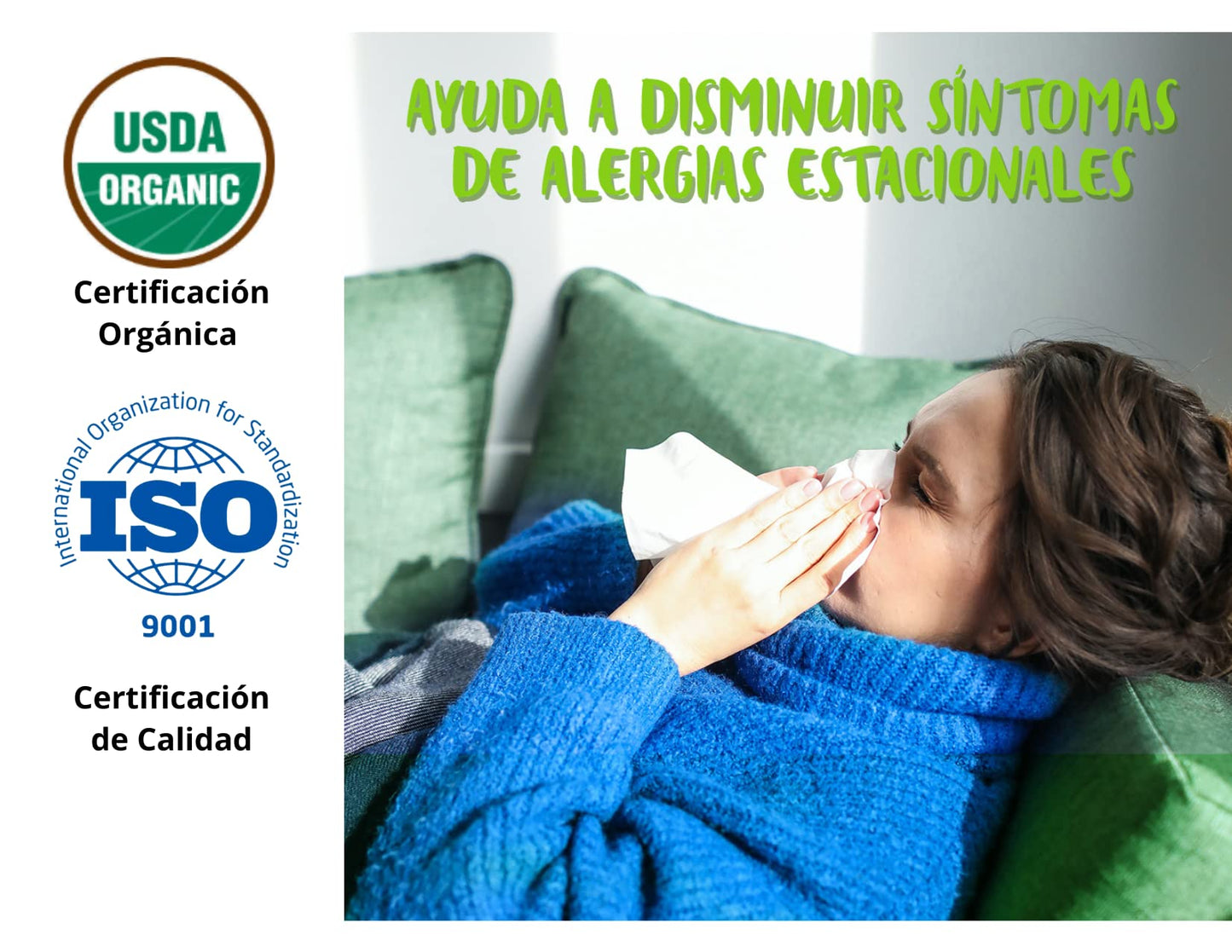 Aceite Esencial OLEUM VITAE Eucalipto Puro Orgánico 15 ml Certificado USDA ORGANIC Hecho en India