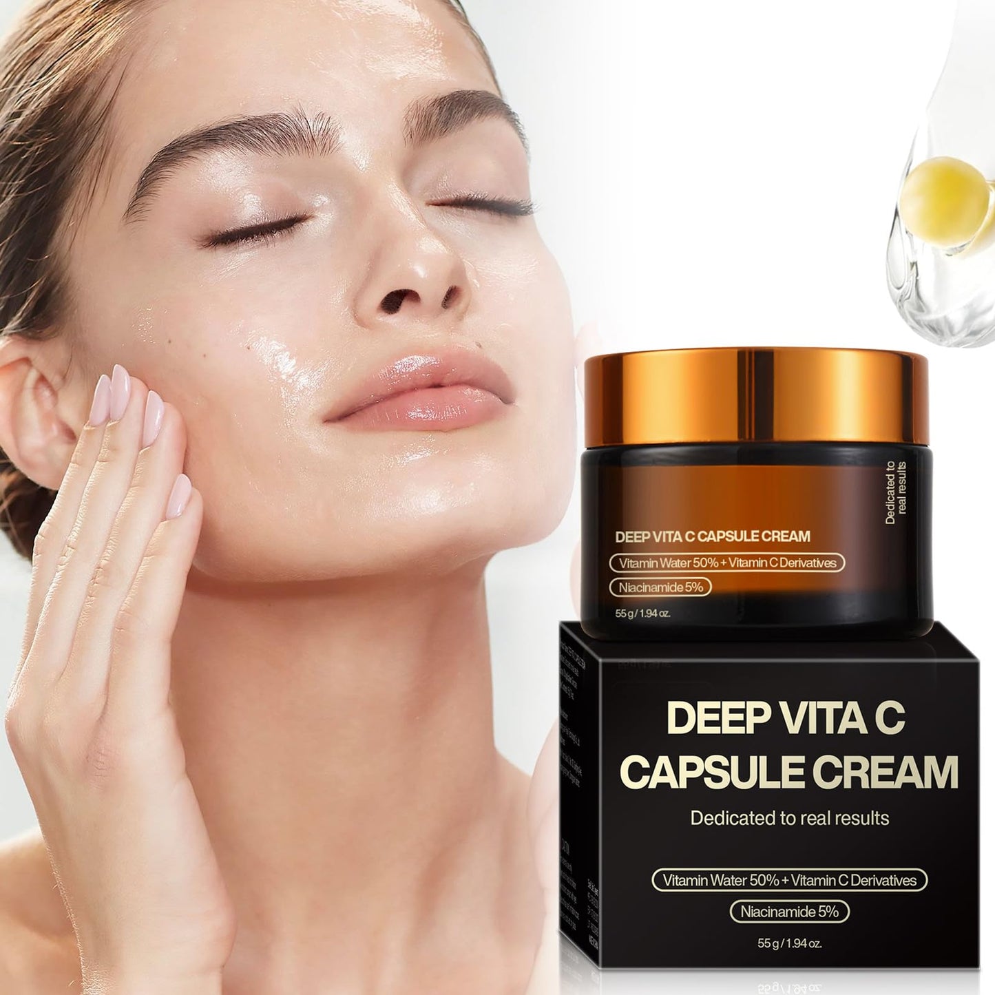 Deep Vita C Capsule Cream, Hidratación y Nutrición Profundas, Deep Vita C Capsule Facial Cream, Vitamin c face moisturizer, vita c capsule cream