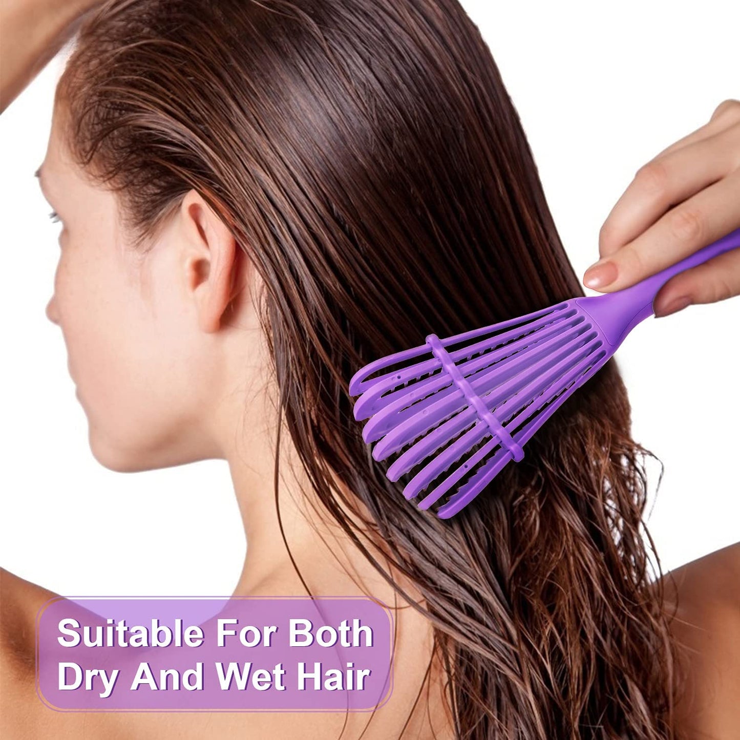 TOPOST Cepillo para Cabello Rizado, Bounce Curl Brush, Peine Desenredar Rizos