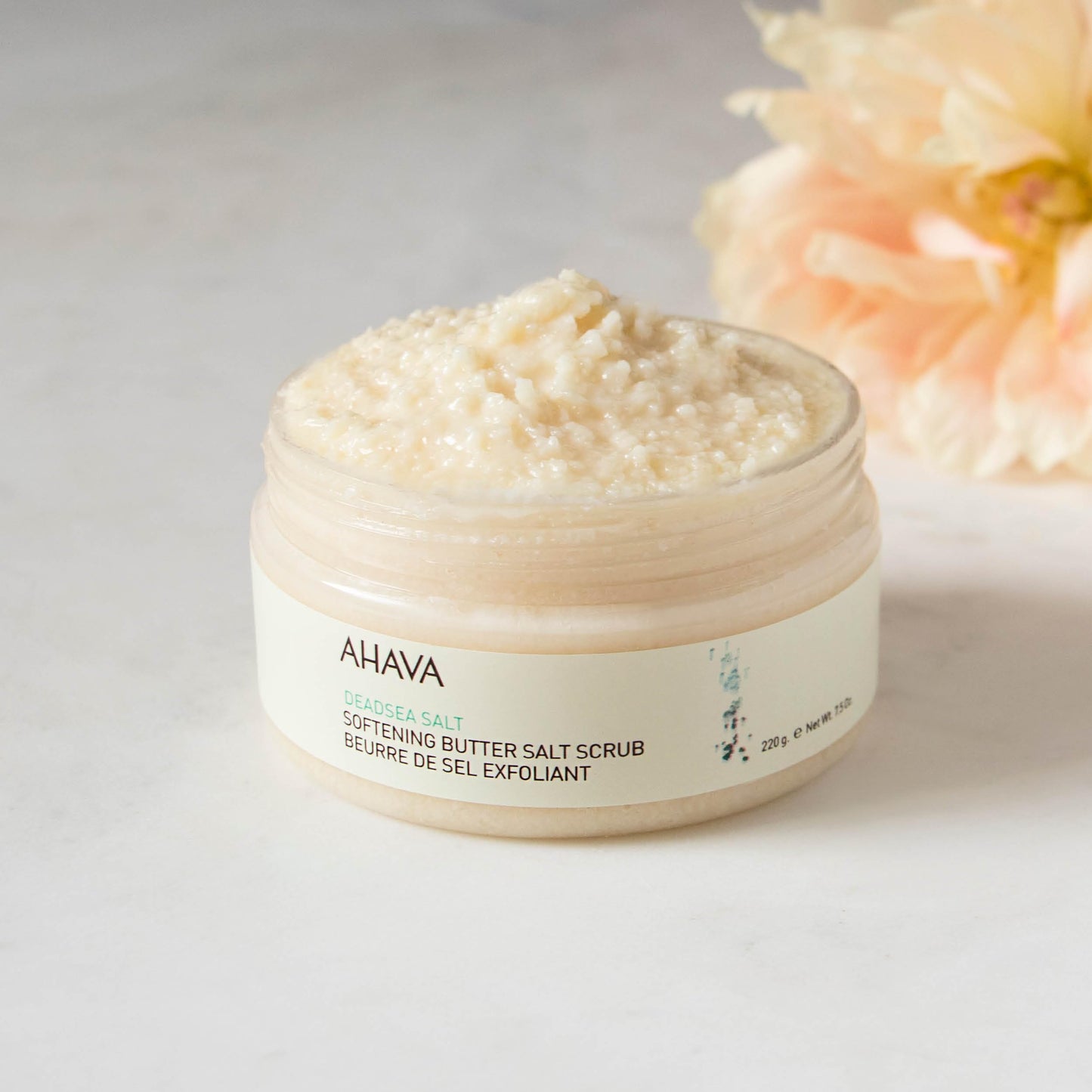 Crema suavizante AHAVA con sales del Mar Muerto - Hidratación intensiva para piel seca, 235 ml