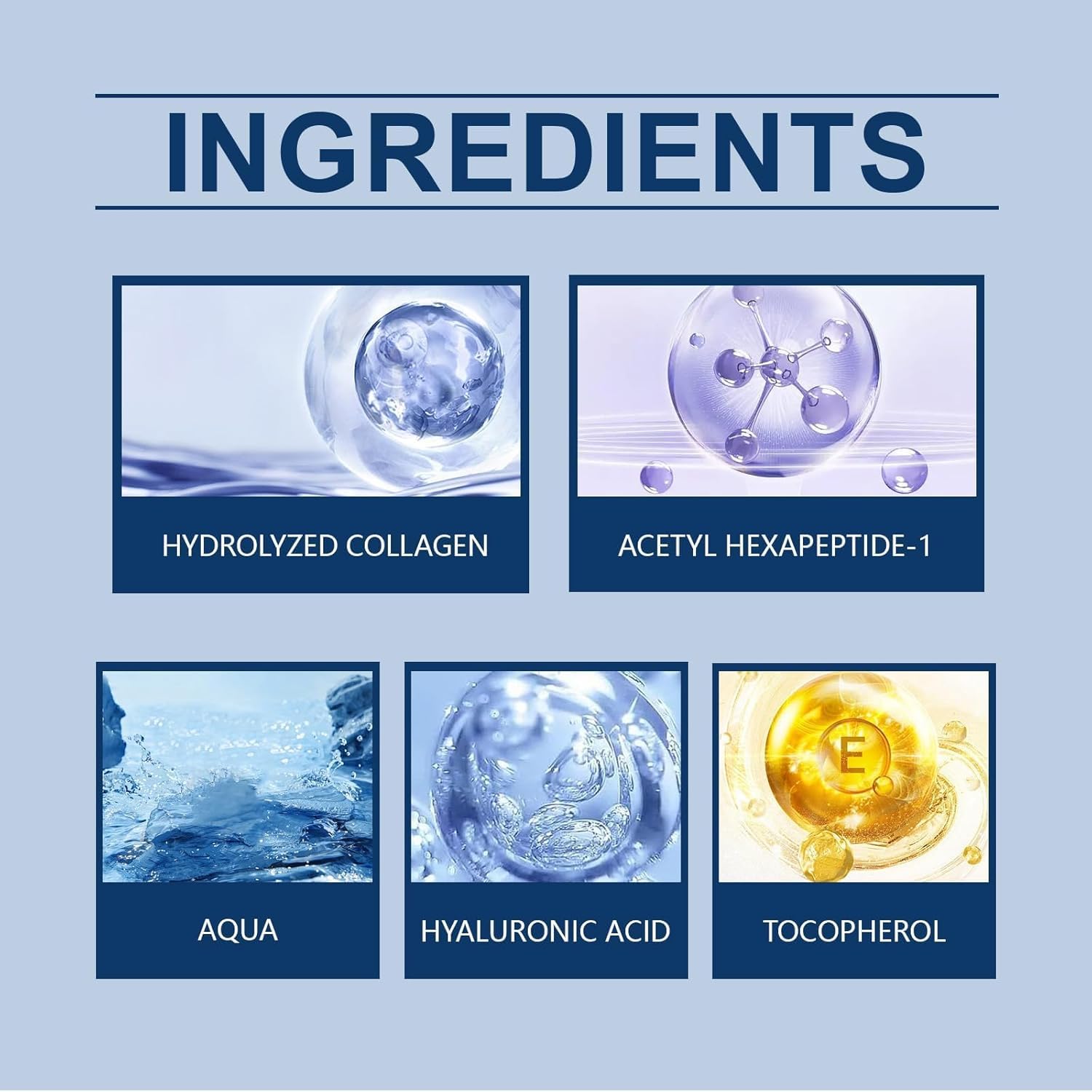 Pack of 2 Olavita S Collagen Face Serum for Wrinkle Reduction - Anti-Aging Liquid Solution for Face and Neck - 30ML/1FL.OZ