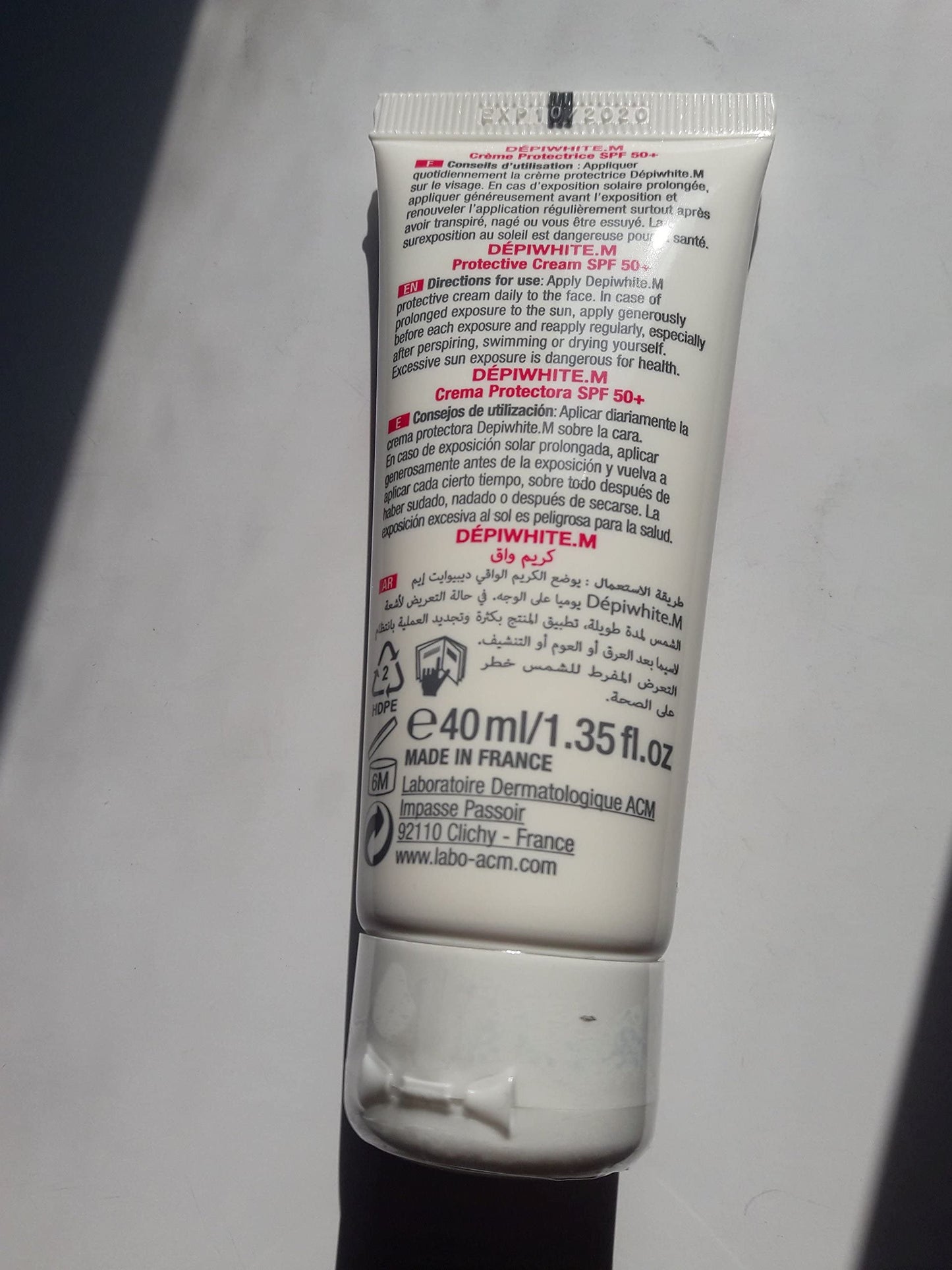 Crema Protectora ACM Depiwhite M - Protección y Nutrición para tu Piel