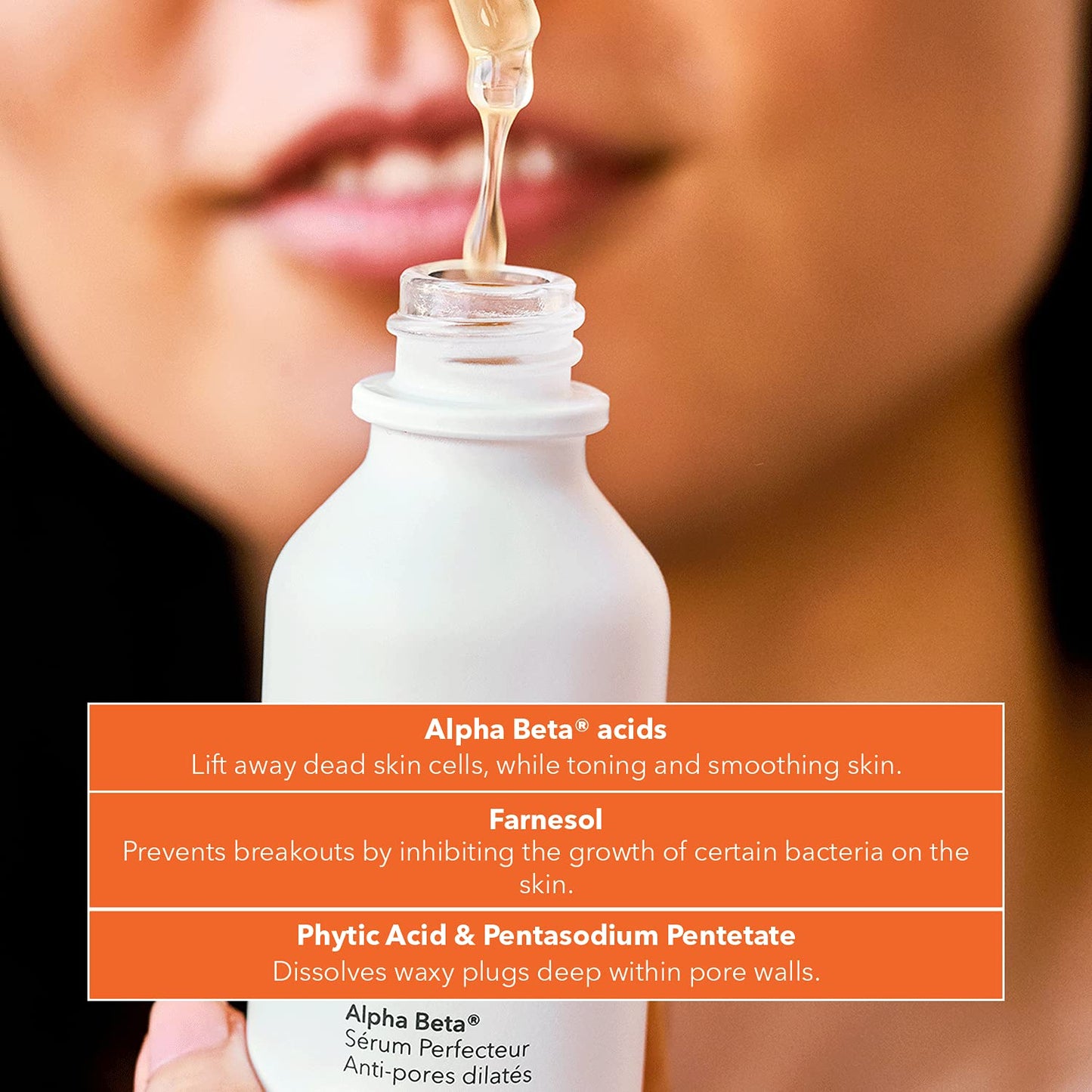 Sérum Alfa Beta para Perfeccionar y Refinar poros - Tratamiento facial profesional para reducir medidas y mejorar la apariencia de la piel. Apto para todo tipo de piel.