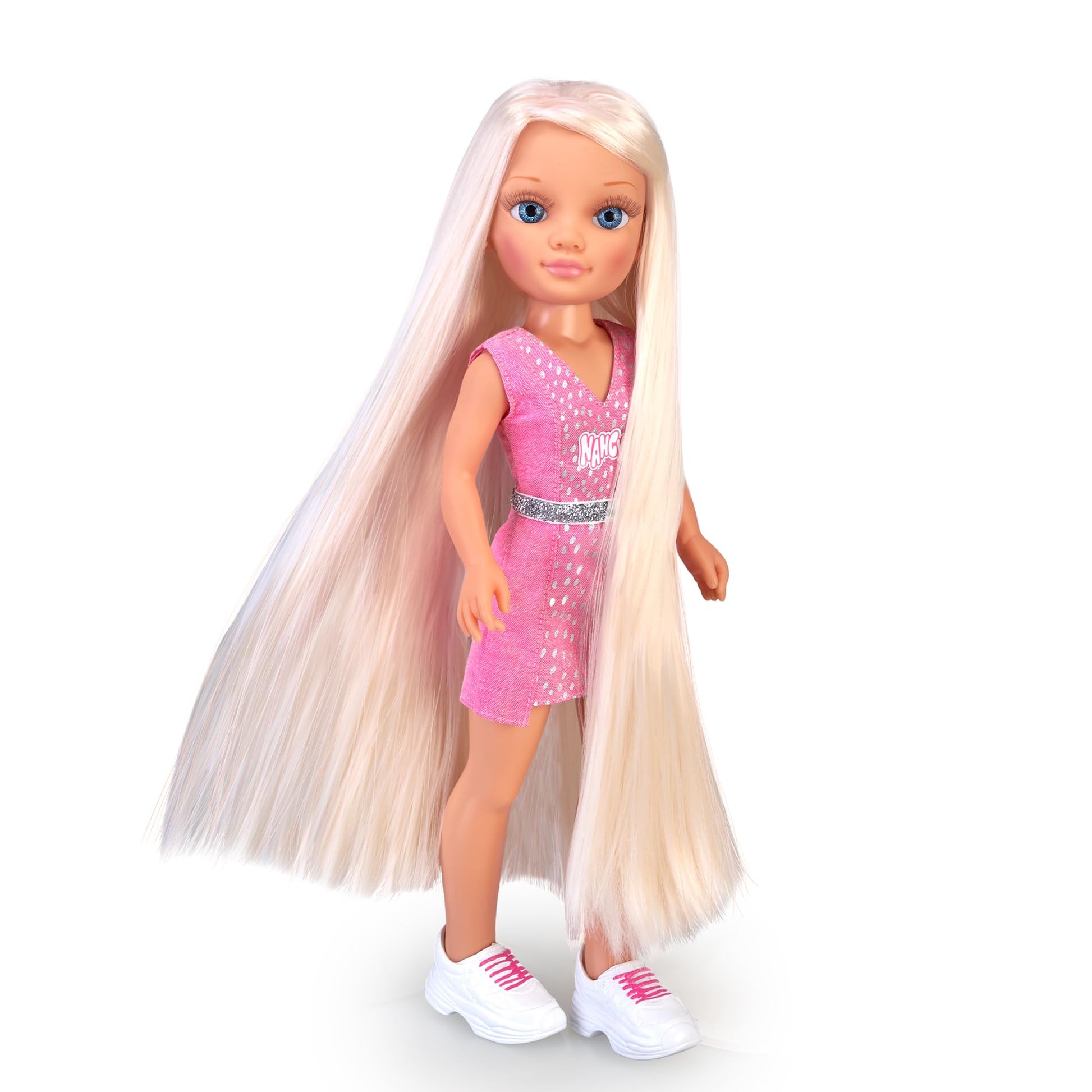 Muñeca Nancy pelo súper largo Famosa pupurina y mechas