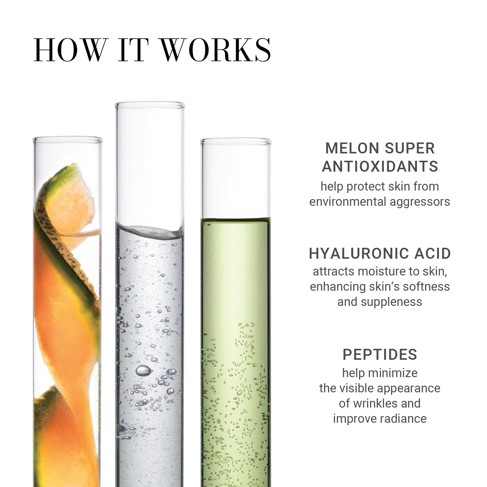 Crema de Suero Meaningful Beauty Extracto de Melón Humectante Nocturno