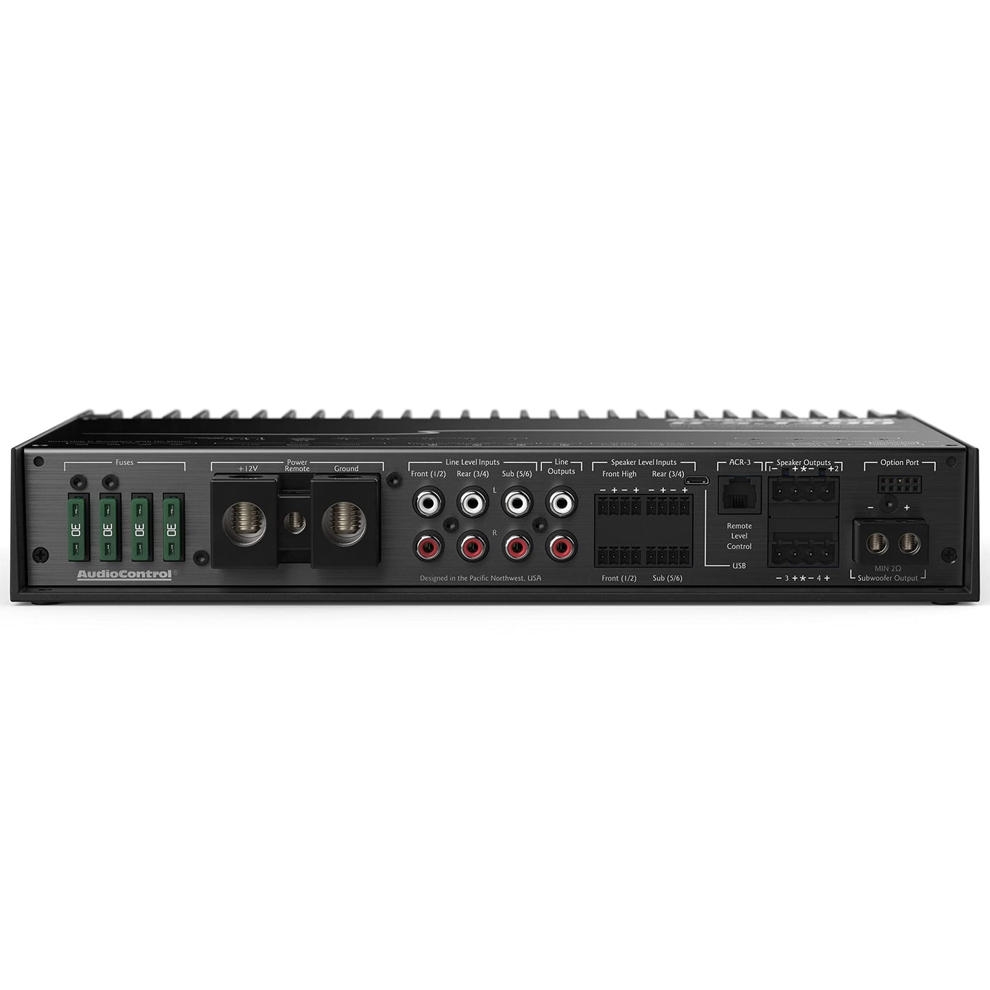 AudioControl D-5.1300 - Matriz DSP de alta potencia, 5 canales, 1300 vatios, amplificador de audio para coche con Accubass, alta fidelidad