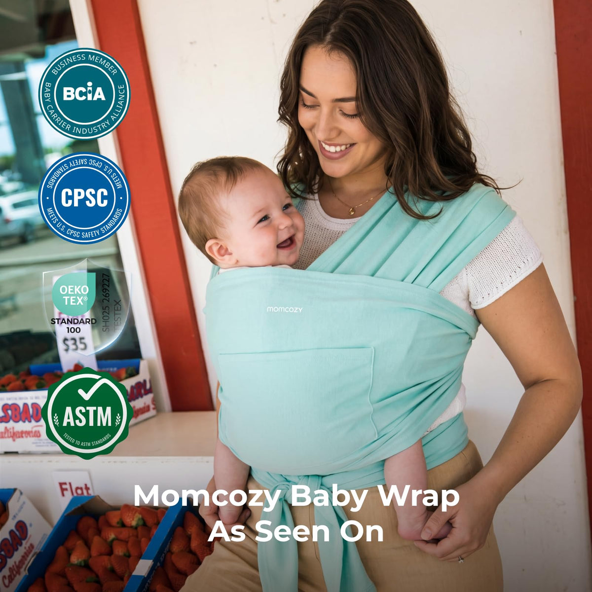 Momcozy - Portabebés de 2 piezas, diseño fácil de poner, recién nacido