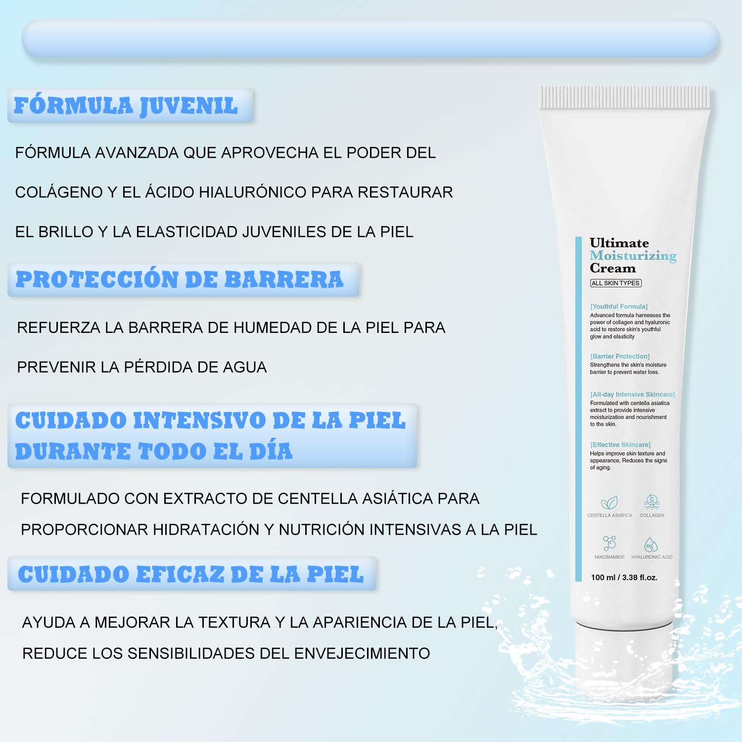 Crema Hidratante Vegana Anti-Edad con Fórmula Revitalizante - Set de 2 Unidades. ¡Hidratación Profunda y Piel Radiante! Ideal para Cuidado de la Piel.