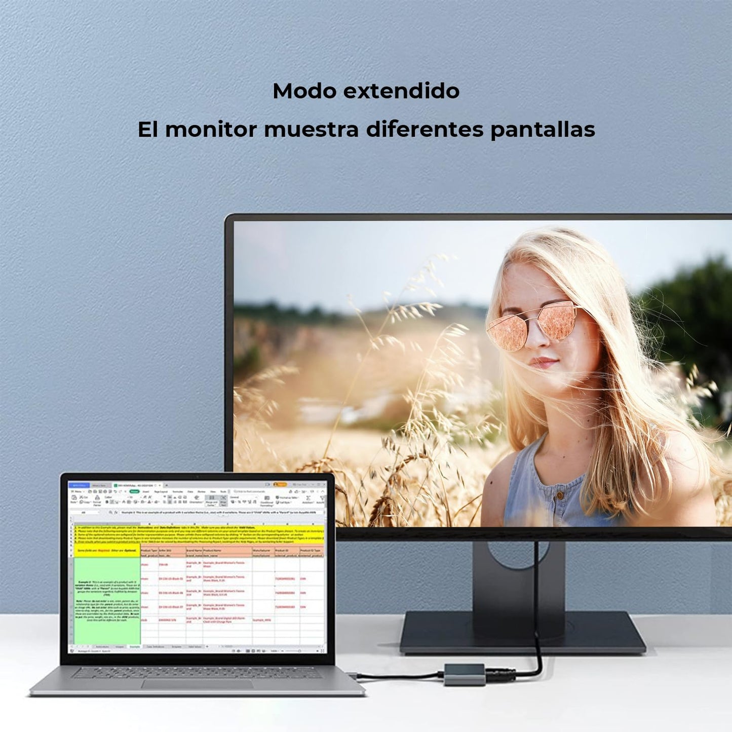 Adaptador USB C WULAR 4K Multipuerto HDMI para MacBook Pro/Air/iPad y más Dispositivos TipoC