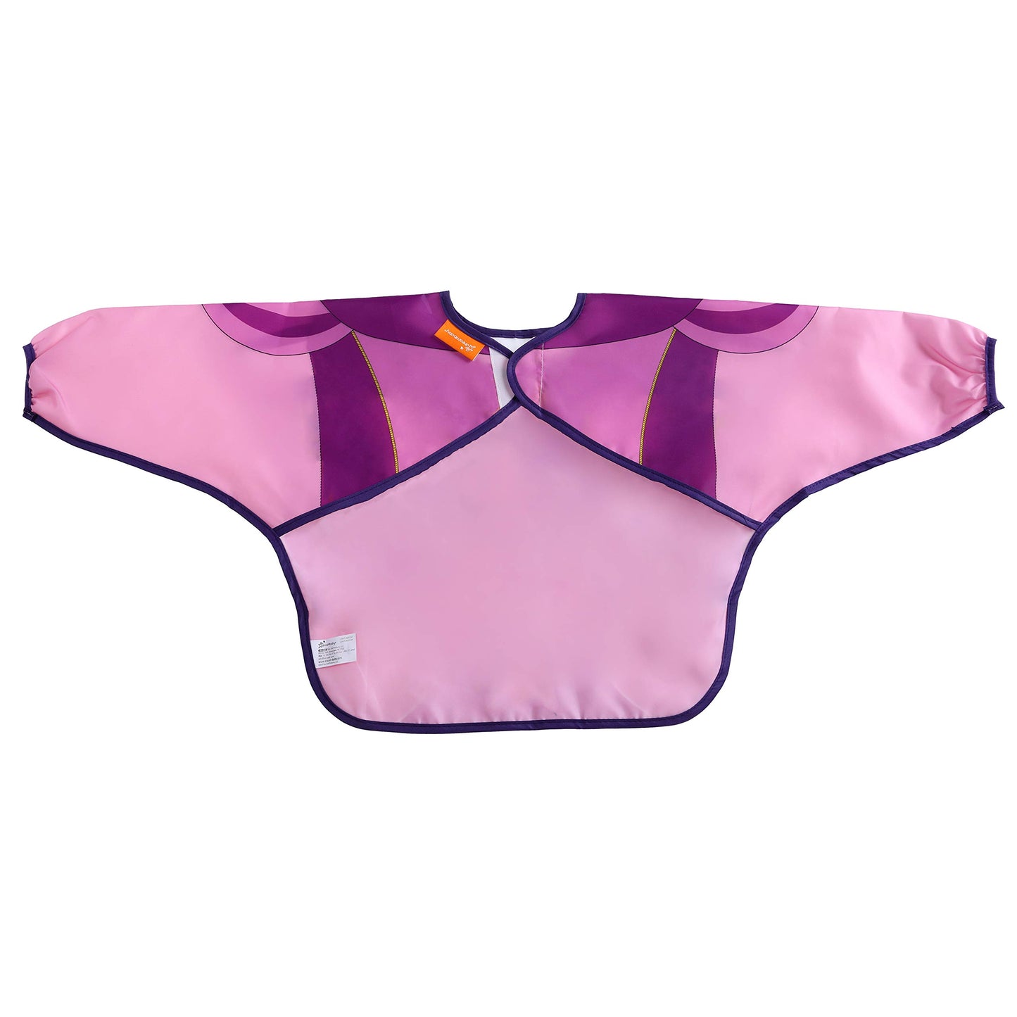 Dreambaby Baberos de personajes para niña: Princesa y Veterinaria, 2 piezas, Manga larga, Plástico impermeable fácil de limpiar, con bolsillo, ideal para comer o pintar, 1 a 4 años