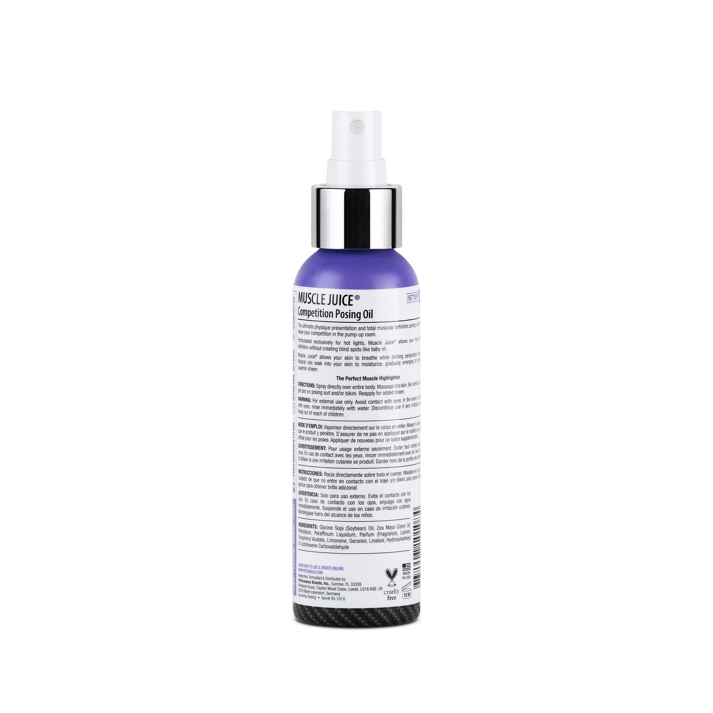 Muscle Juice Competition Posing Oil, Maximum Definition, 4 fl oz (118.5 ml)