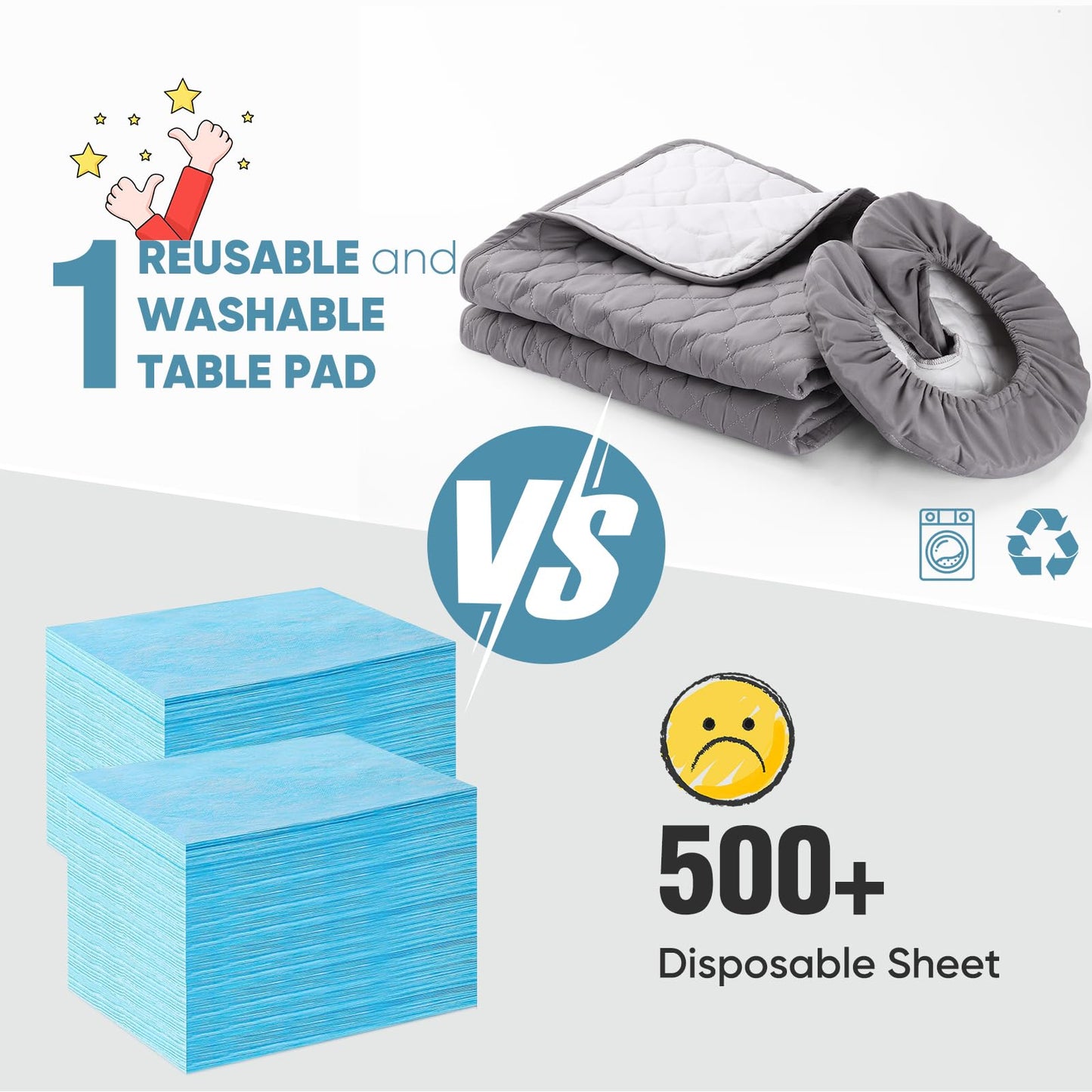 JINGFUD Juego De Sábanas Acolchadas Gruesas De 2 Piezas Para Camilla De Masaje: Funda Impermeable Para Camilla De Masaje Y Funda Para Cuna Facial Para Spa Salón Y Hogar: Extra Comodidad