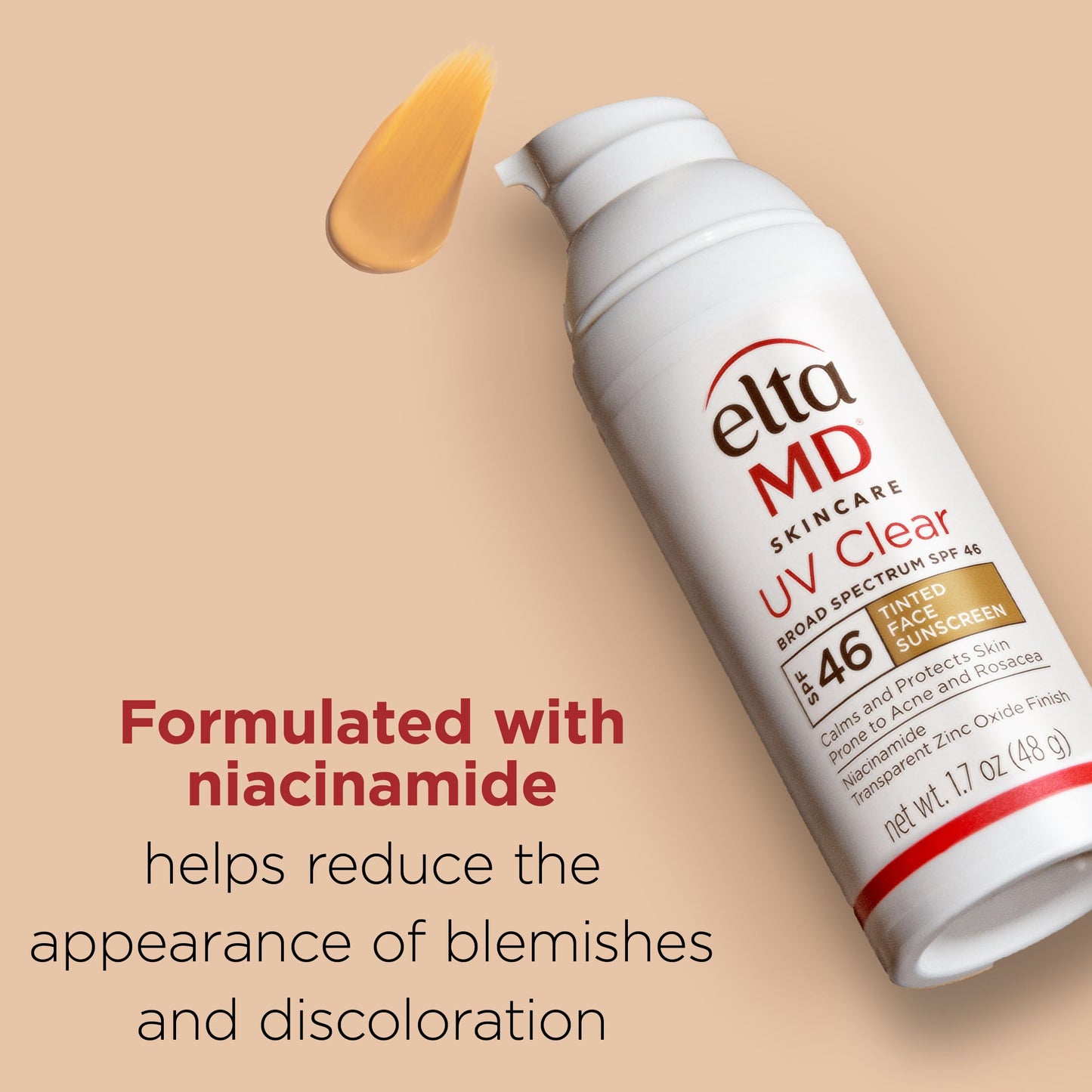 Elta MD Protector Solar UV Clear Tinded FPS 46 Niacinamida 48g
