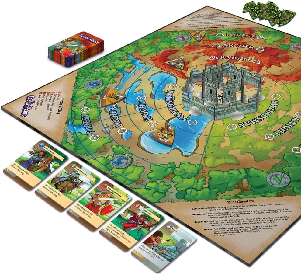 Castle Panic 2ª edición | Juego de mesa familiar | Juego de mesa para adultos y familiares | Juego de mesa cooperativo | A partir de 8 años | Para 1 a 6 jugadores | Tiempo de juego promedio 45 minutos | Hecho por Fireside Games