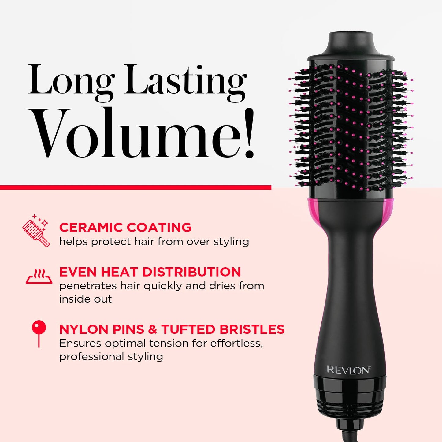 Revlon One-Step Volumizer, Negro
