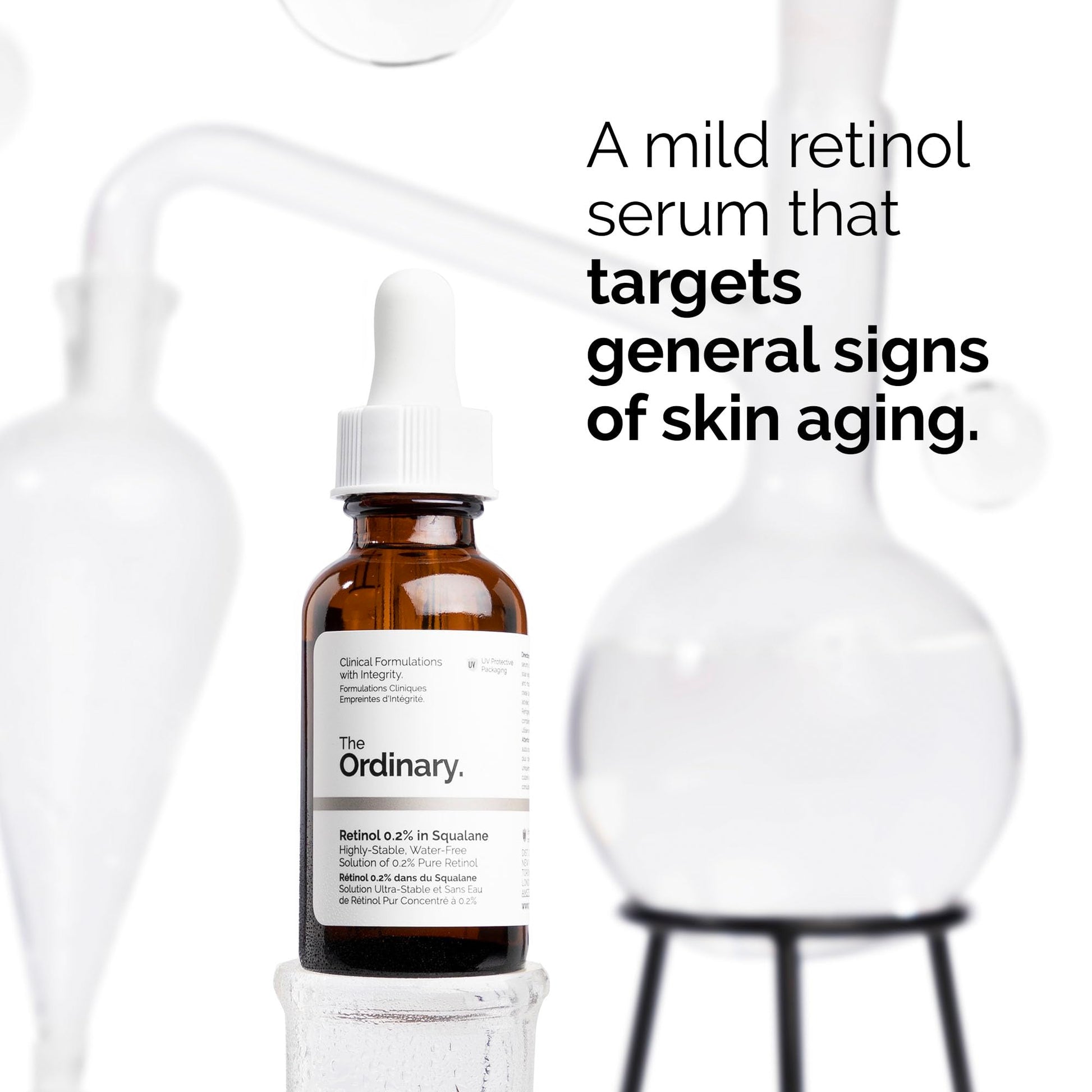 The Ordinary Retinol 0.2% in Squalane - 30ml, reduce the appearances of fine lines