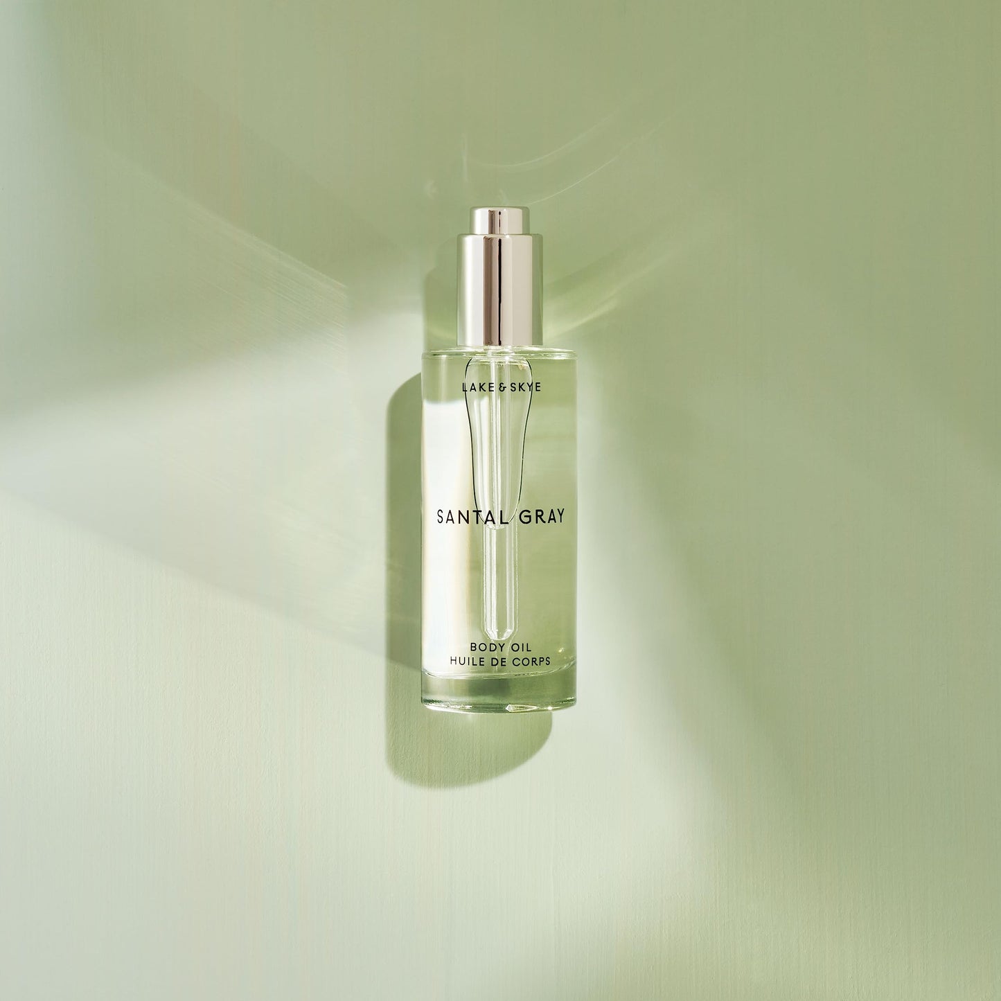 Lake and Skye Santal Gray Body Oil, 3.4 fl oz (100 ml)