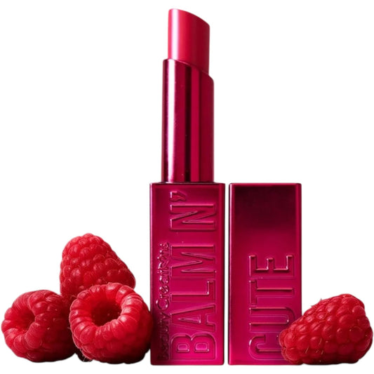 Balm N' Cute Bálsamo Labial de Beauty Creations - ¡Cuida y Embellece tus Labios! (Raspberry)