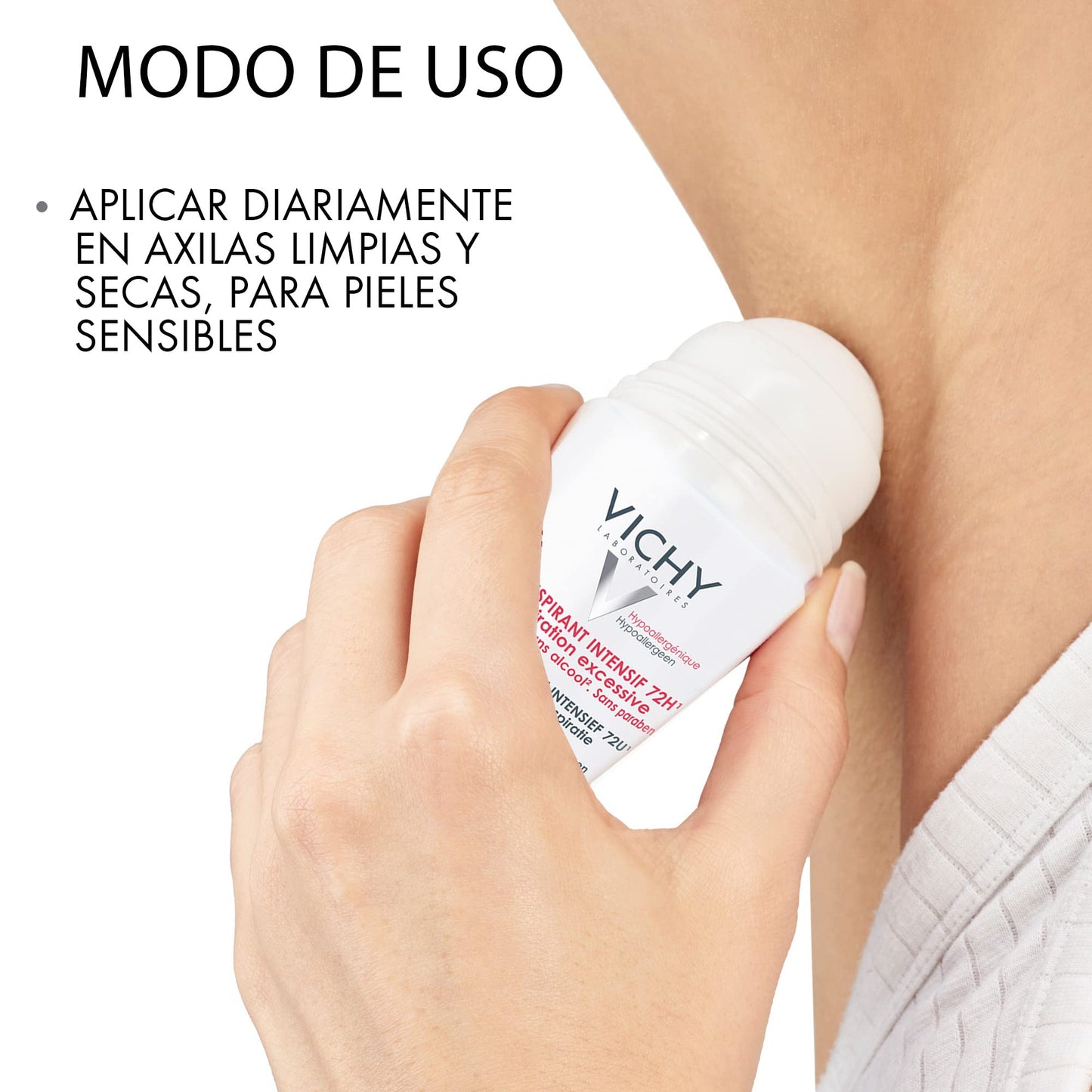 Desodorante Anti-transpirante para Sudoración Extrema Roll-On Vichy Deos 72H 50ml