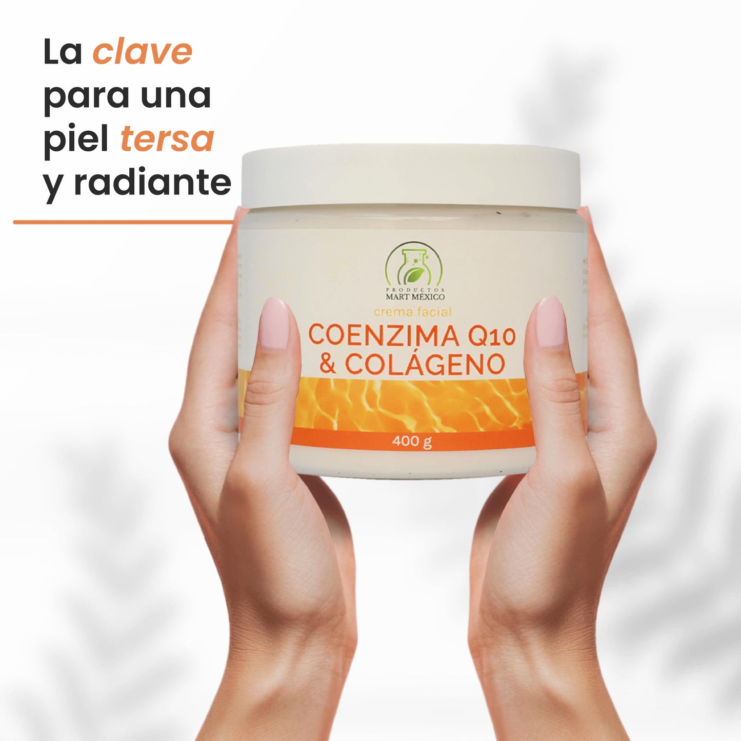Crema Facial Coenzima Q10 & Colágeno Piel Firme Productos Mart Mexico 400g