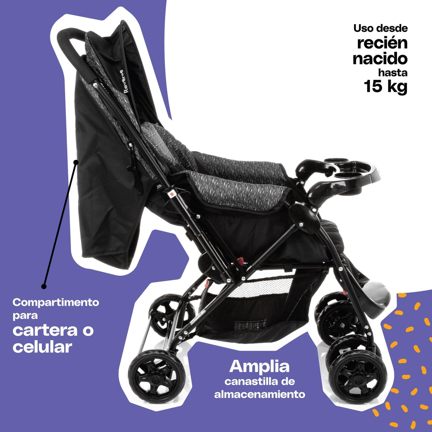 Carriola Cosco Negra Reverse