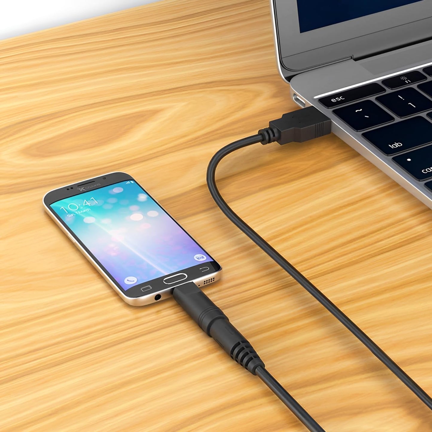 Adaptador Universal CA a CC ZSOLY Negro con 13 Conectores Intercambiables