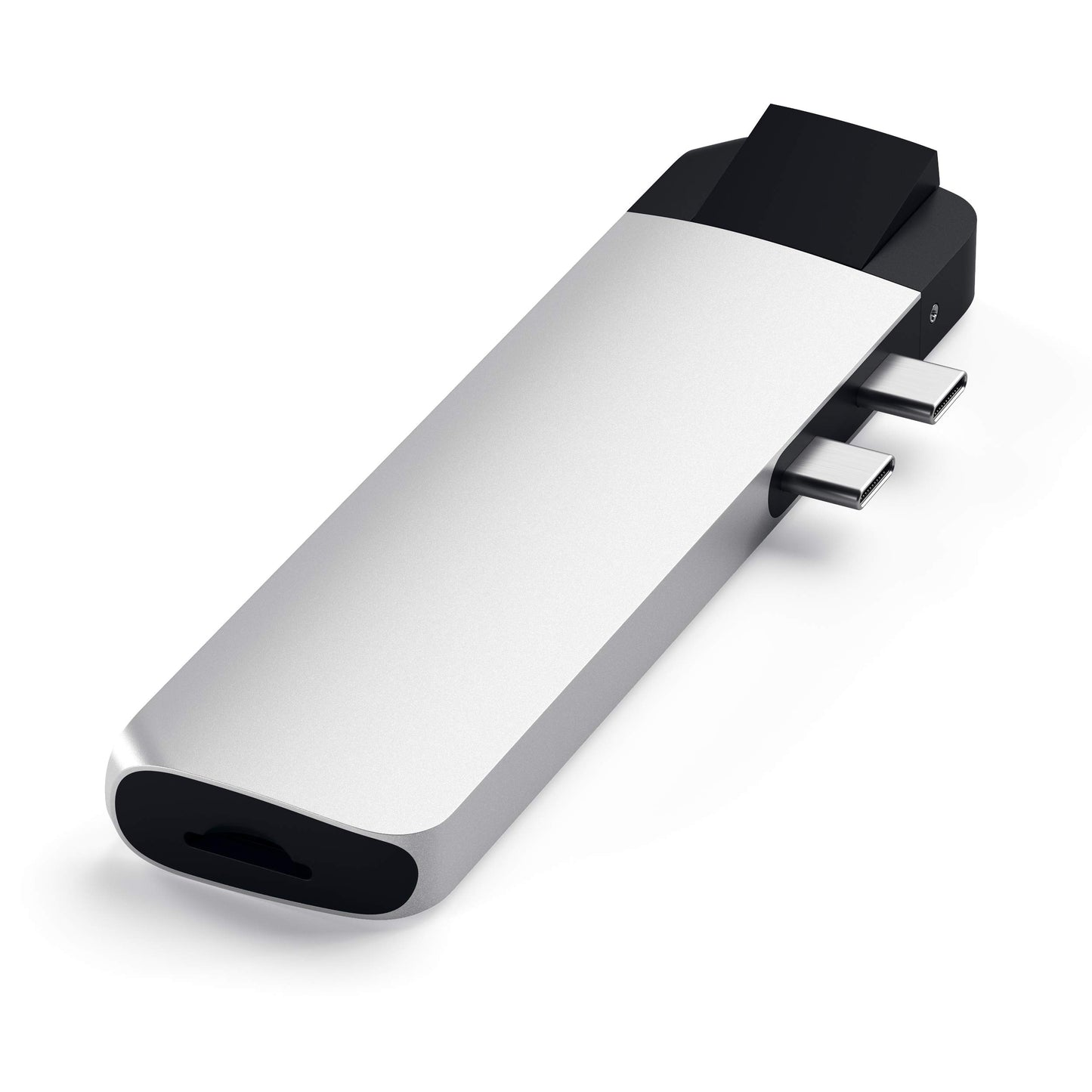 Adaptador Pro Hub Tipo-C SATECHI Plata con Ethernet y 4K HDMI para M2 y M1 MacBook Pro/Air