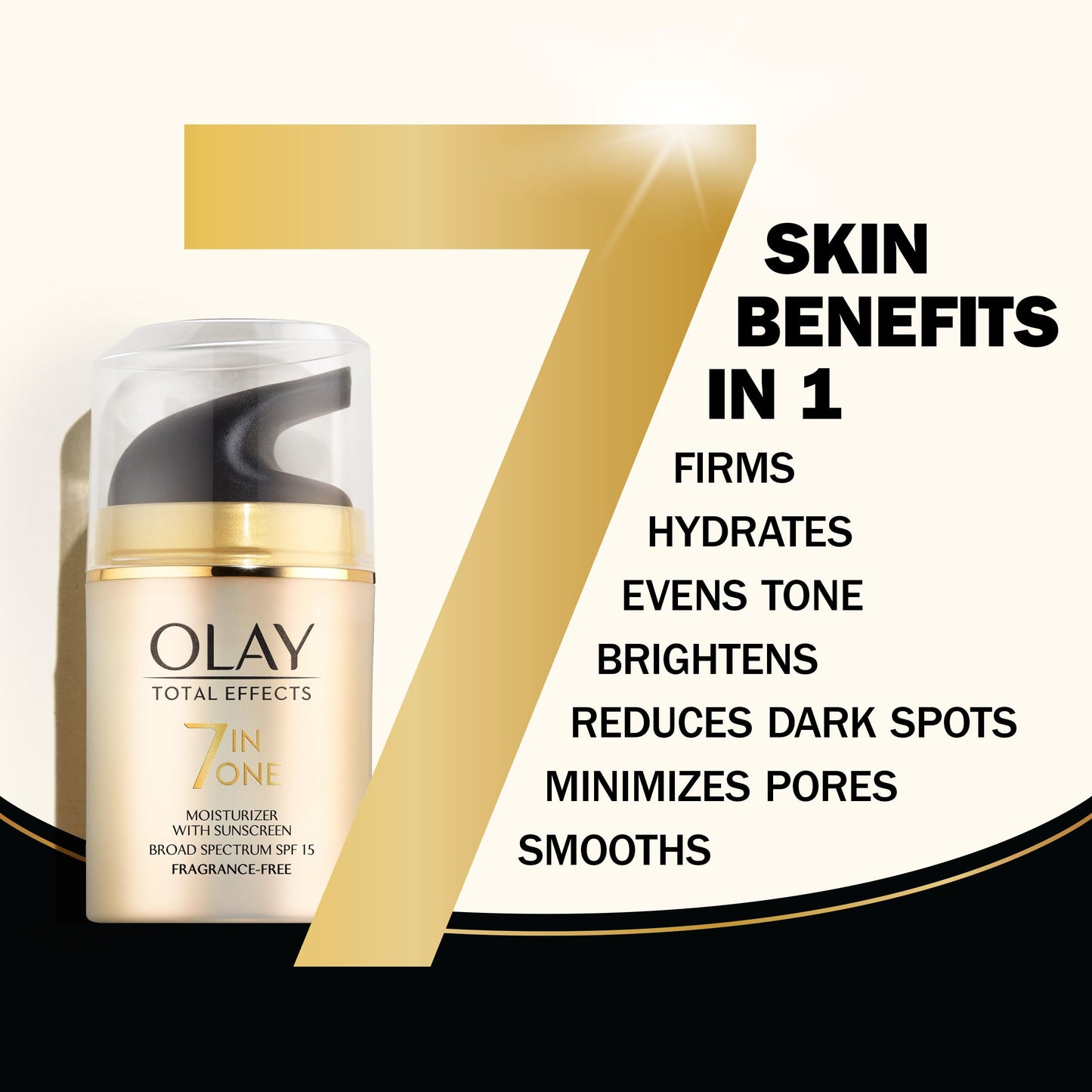 Hidratante Anti-Age Olay Total Effects 7 en 1 SPF 15 Uv para Mujer