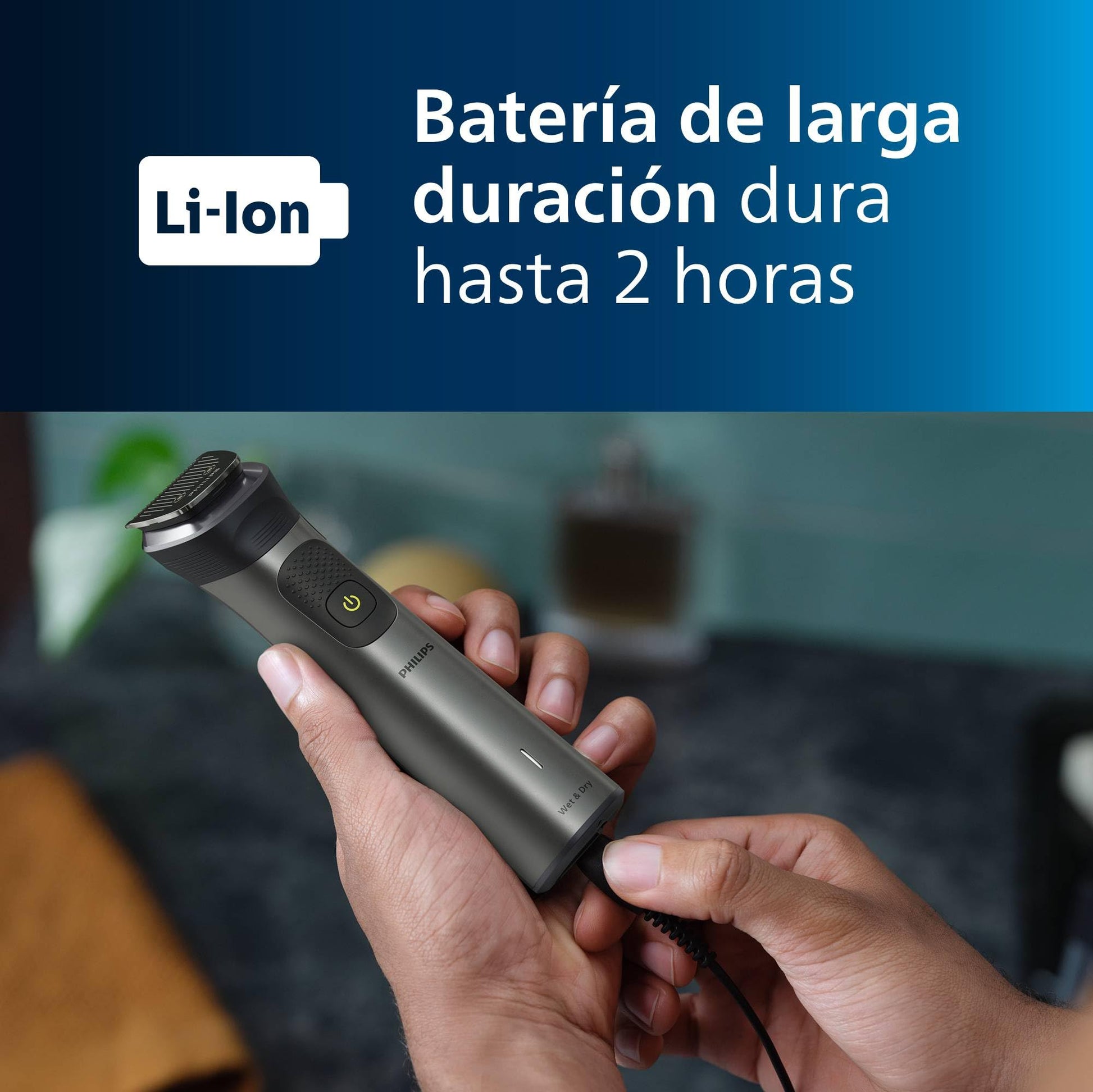 Philips Multigroom Series 7000 Recortador todo en uno para cara, cabello y cuerpo 15 pzas MG7950/15