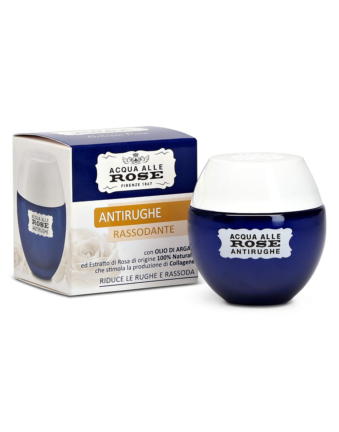 Crema Facial Antiarrugas Roberts Acqua alle Rose Importada de Italia