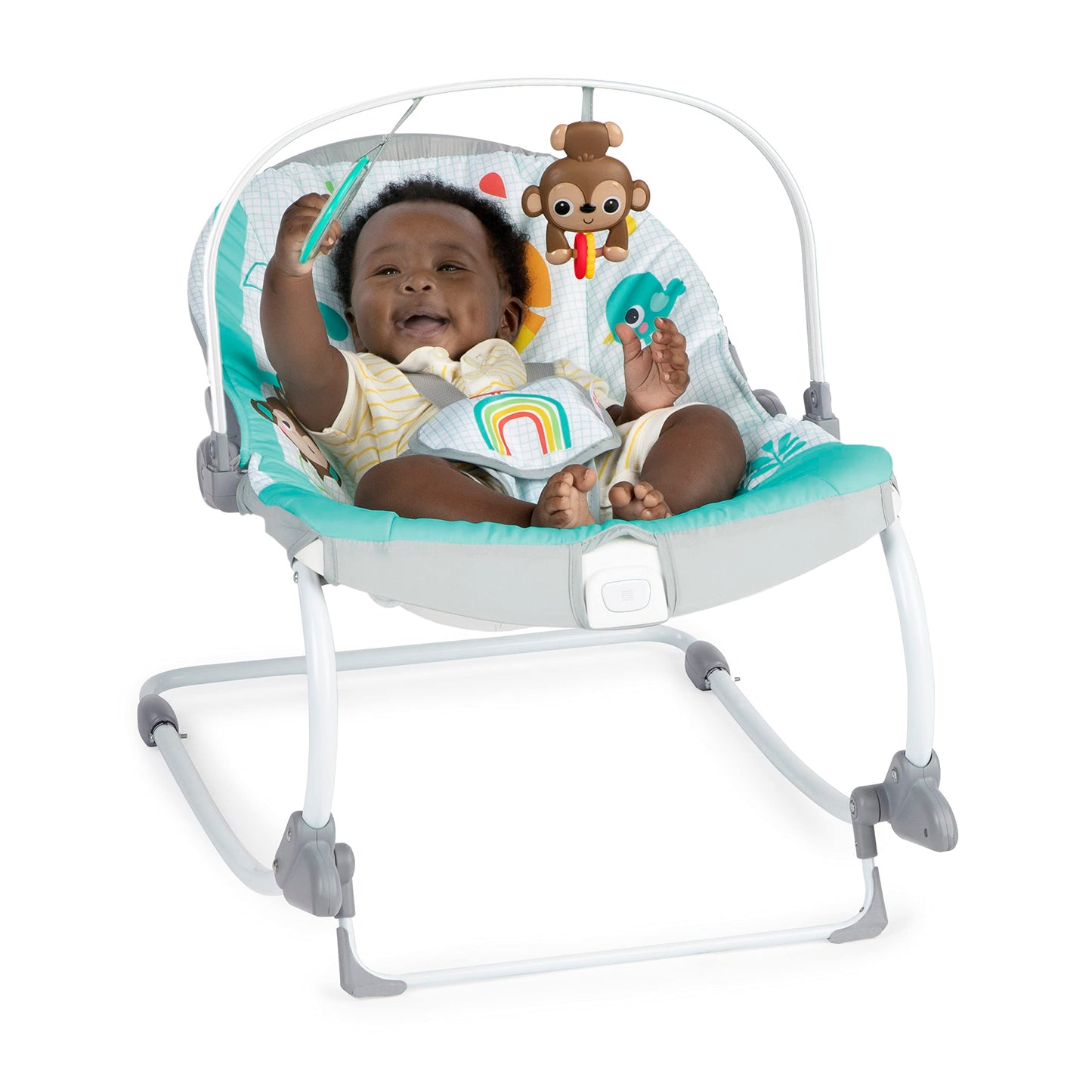 Silla Mecedora y Asiento Bright Starts Plegable para Bebés