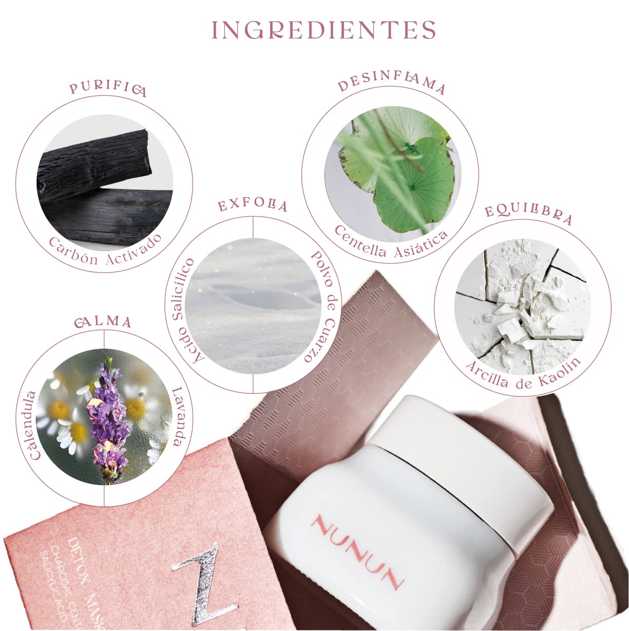 NUNUN SKIN Set Oil Control , Skin Care Control de Cutis graso