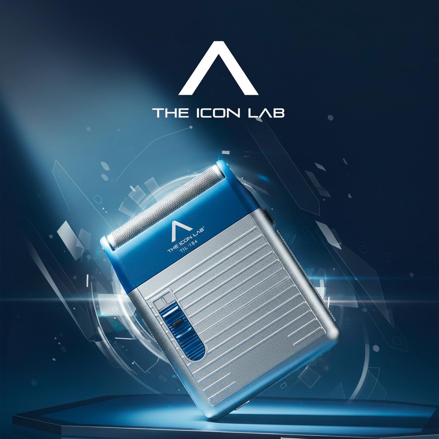 THE ICON LAB | Afeitadora Eléctrica Inalámbrica | Motor 6 200 RPM | 150 Min de Uso | 2 Cuchillas Magnéticas “Panales” | Resistente al Agua | Indicador LED | Carga USB | Máquina de Afeitar para Hombre