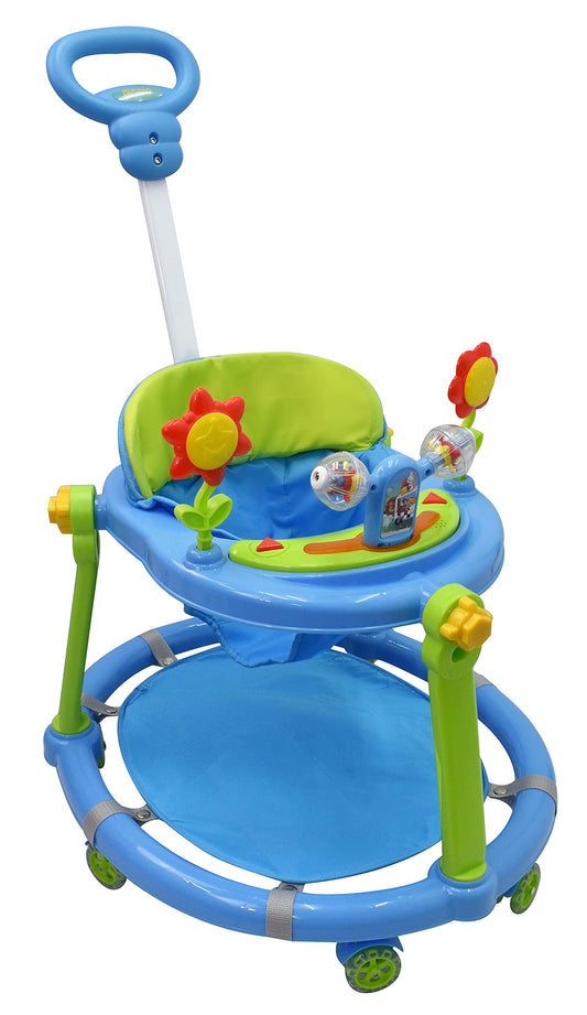 Andadera Infanti Rosa con Paseador y Juguetero Musical para Niña