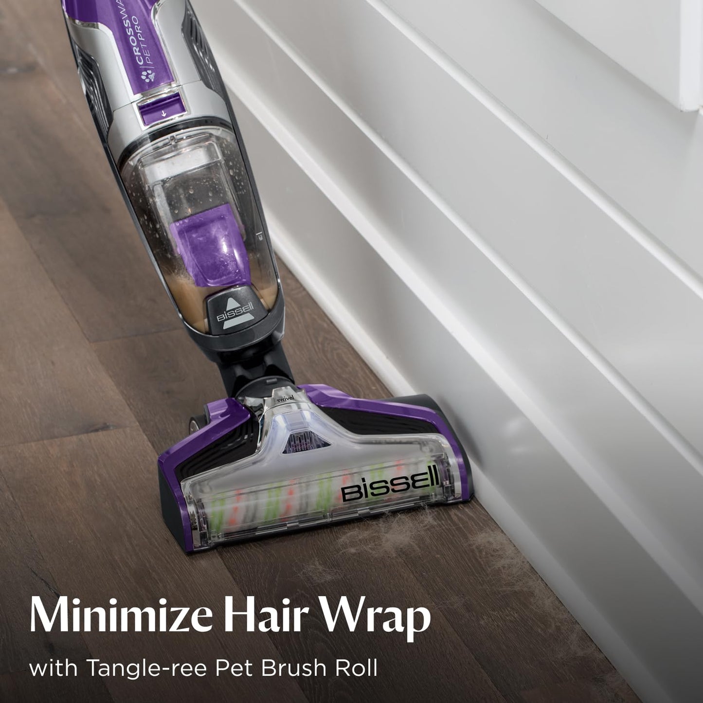 Bissell - Aspiradora y mopa todo en uno Crosswave Pet Pro para suelos duros y alfombras, 2306A