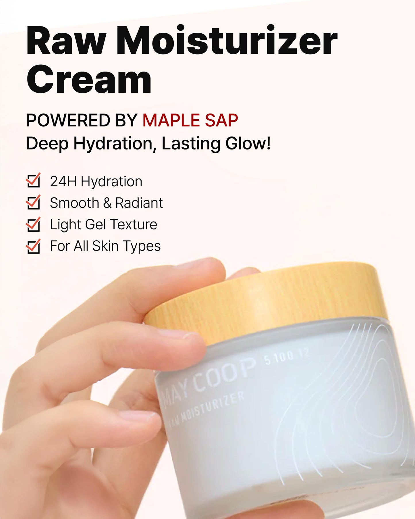 May Coop Raw Moisturizer - instant remedy for moisturizing and balancing skin (2.7 oz)