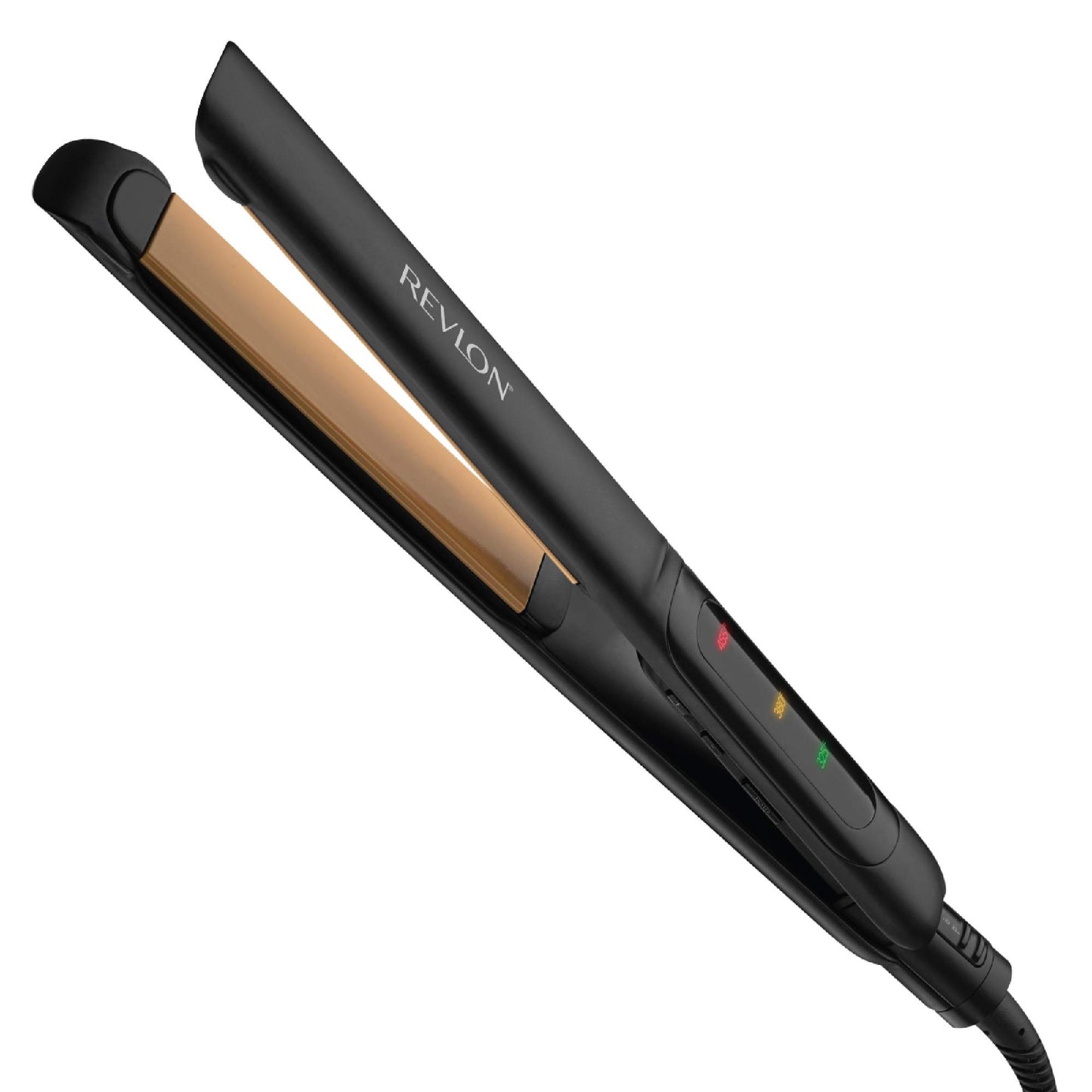 Revlon Plancha de Cabello Resultados Lisos y Brillantes, 1" XL (2.54 cm) + Salon One-Step Secador y Voluminizador, Negro