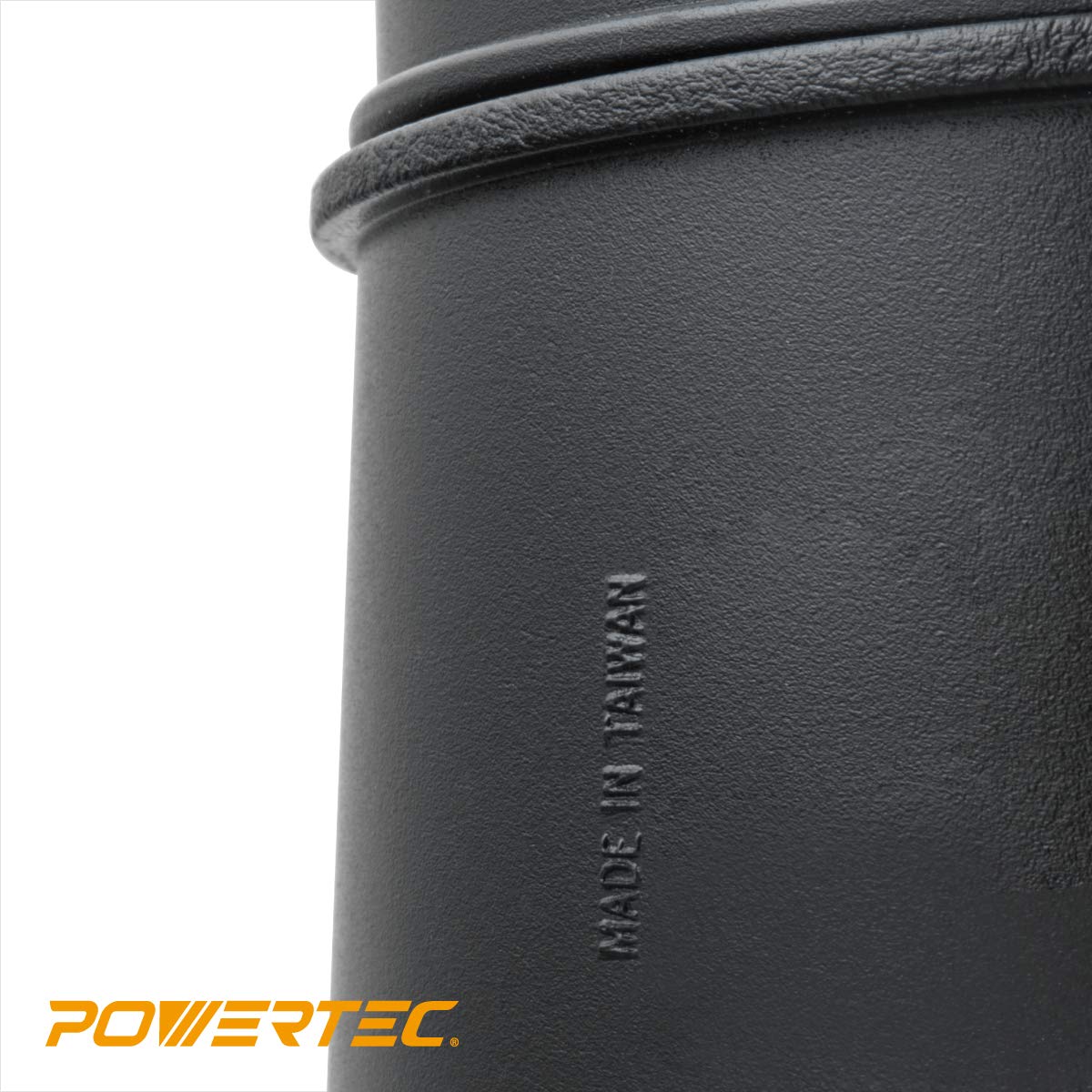 Adaptador de Conexión Rápida POWERTEC 70286 en Negro con Extremo Roscado para Zurdos
